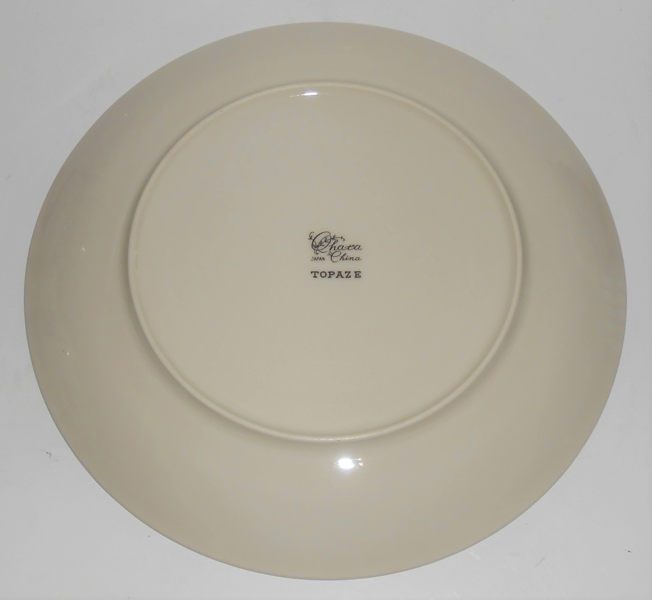Ohata Japan China Porcelain Topaze Dinner Plate w/Gold