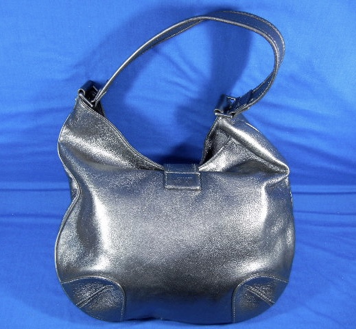 Michael Kors Silver Leather Bag