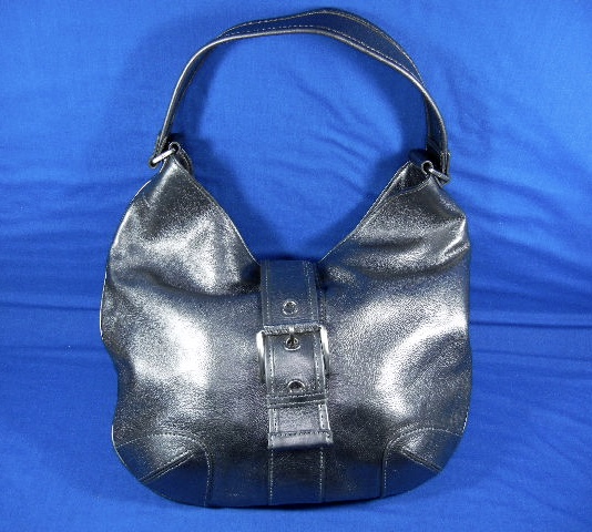 Michael Kors Silver Leather Bag