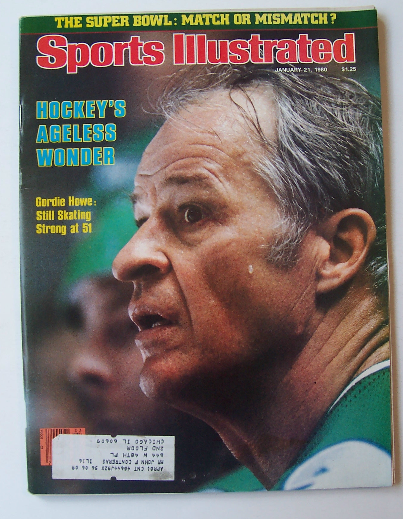 Sports Illustrated Magazine -Jan 21, 1980- Gordie Howe