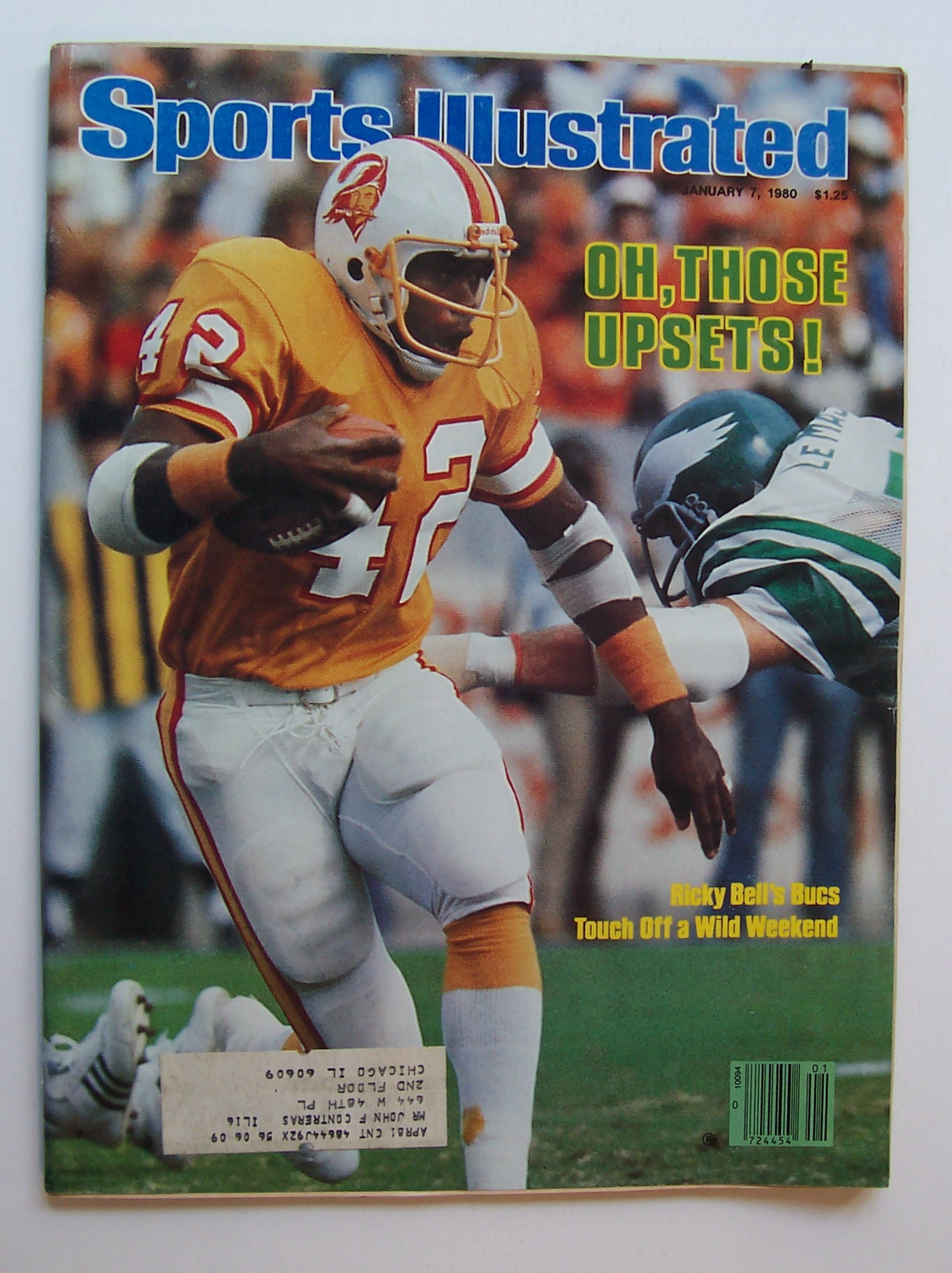 Sports Illustrated Magazine - Jan 7, 1980 - Ricky Bell