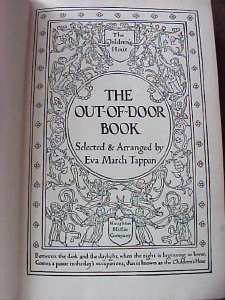 The Out of Door Book 1907 Childrens Hour