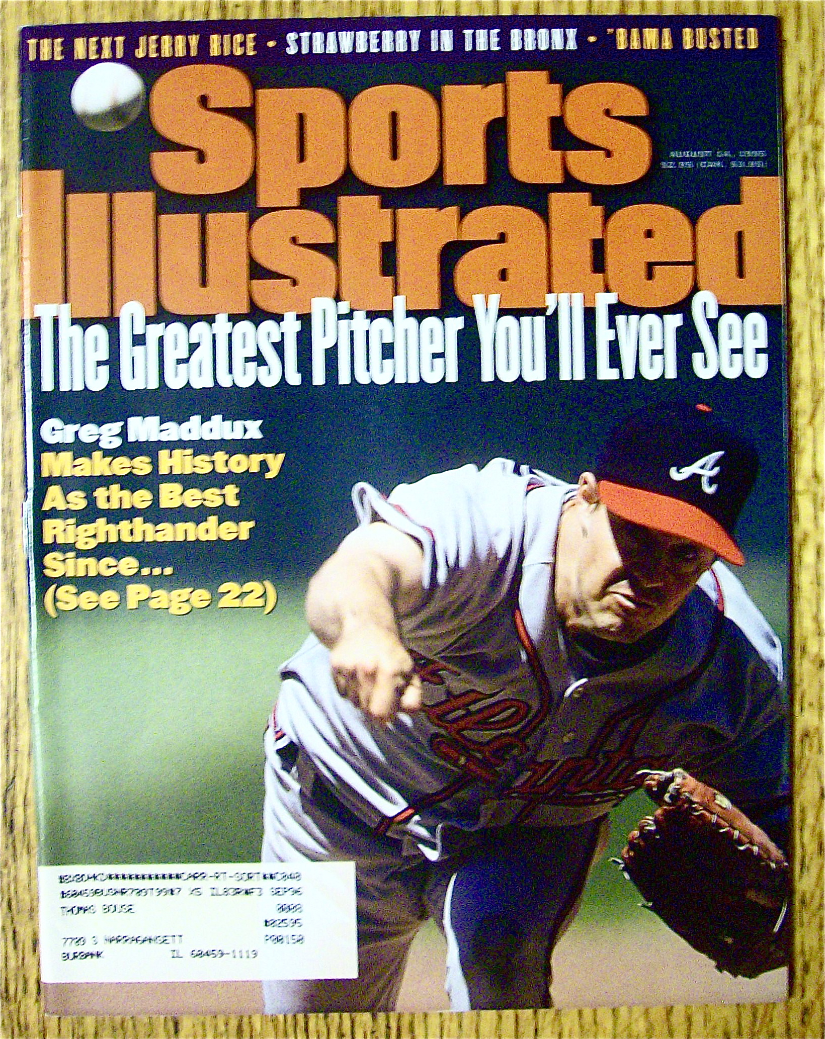 Sports Illustrated Magazine-August 14, 1995-Greg Maddux