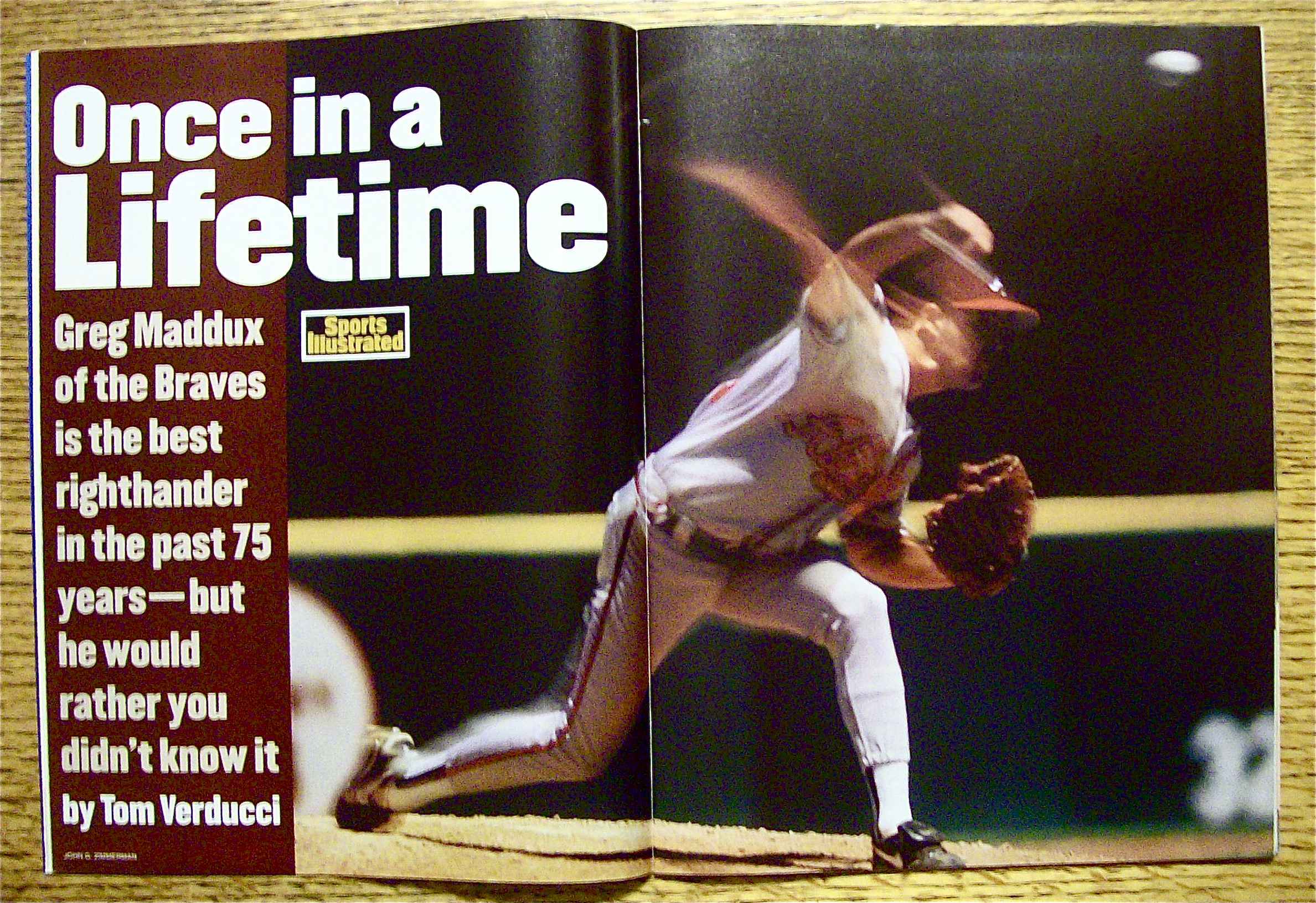 Sports Illustrated Magazine-August 14, 1995-Greg Maddux