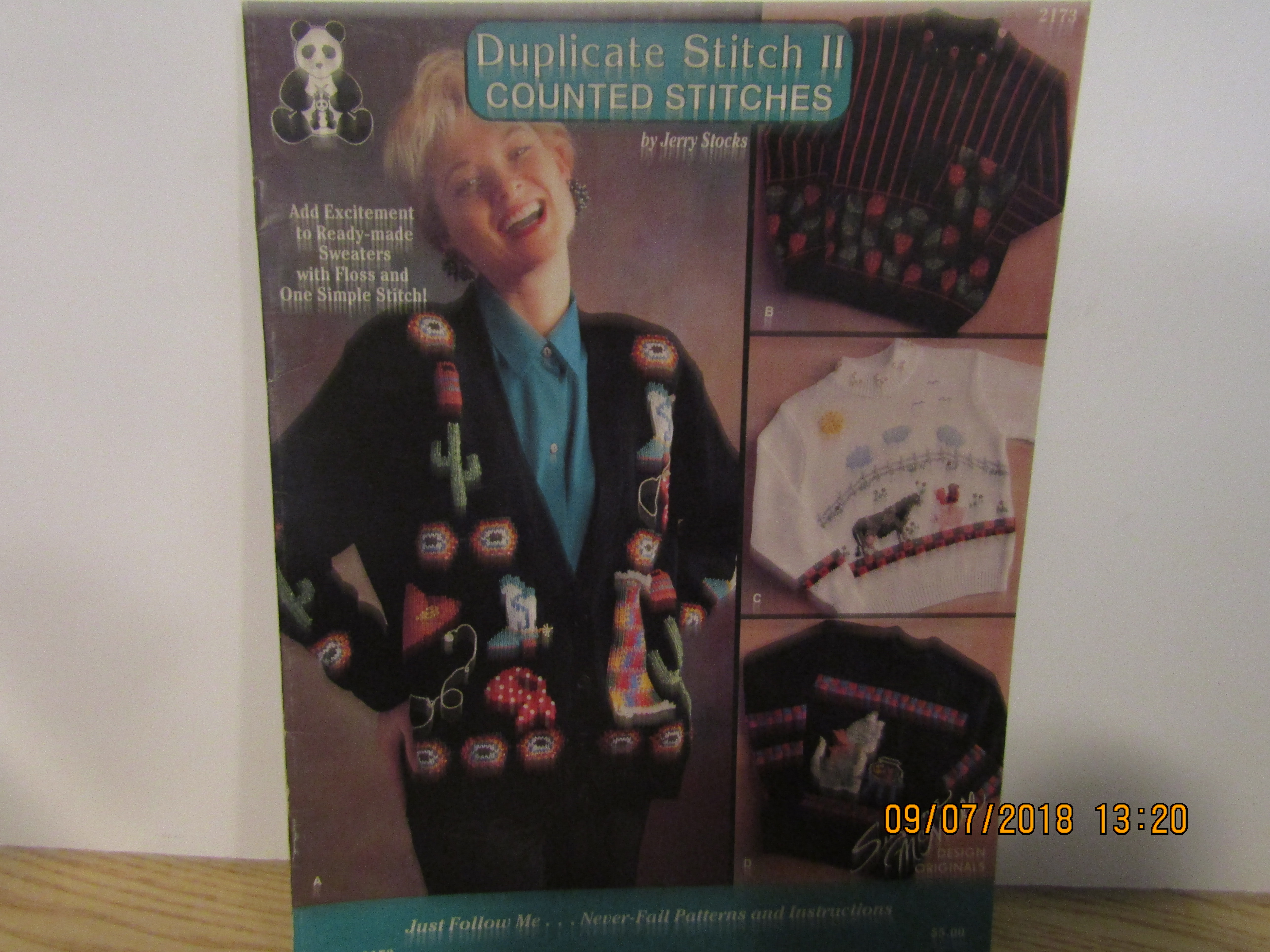 DesignOriginal DuplicateStitch Counted Stitches 2 #2173