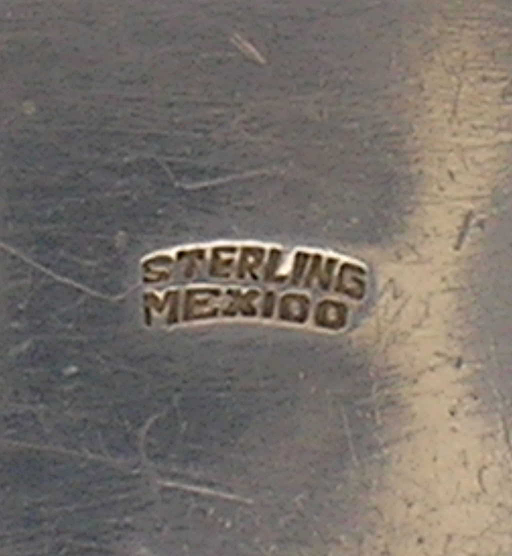 Sterling Silver American Indian Look Bracelet Mexico 40