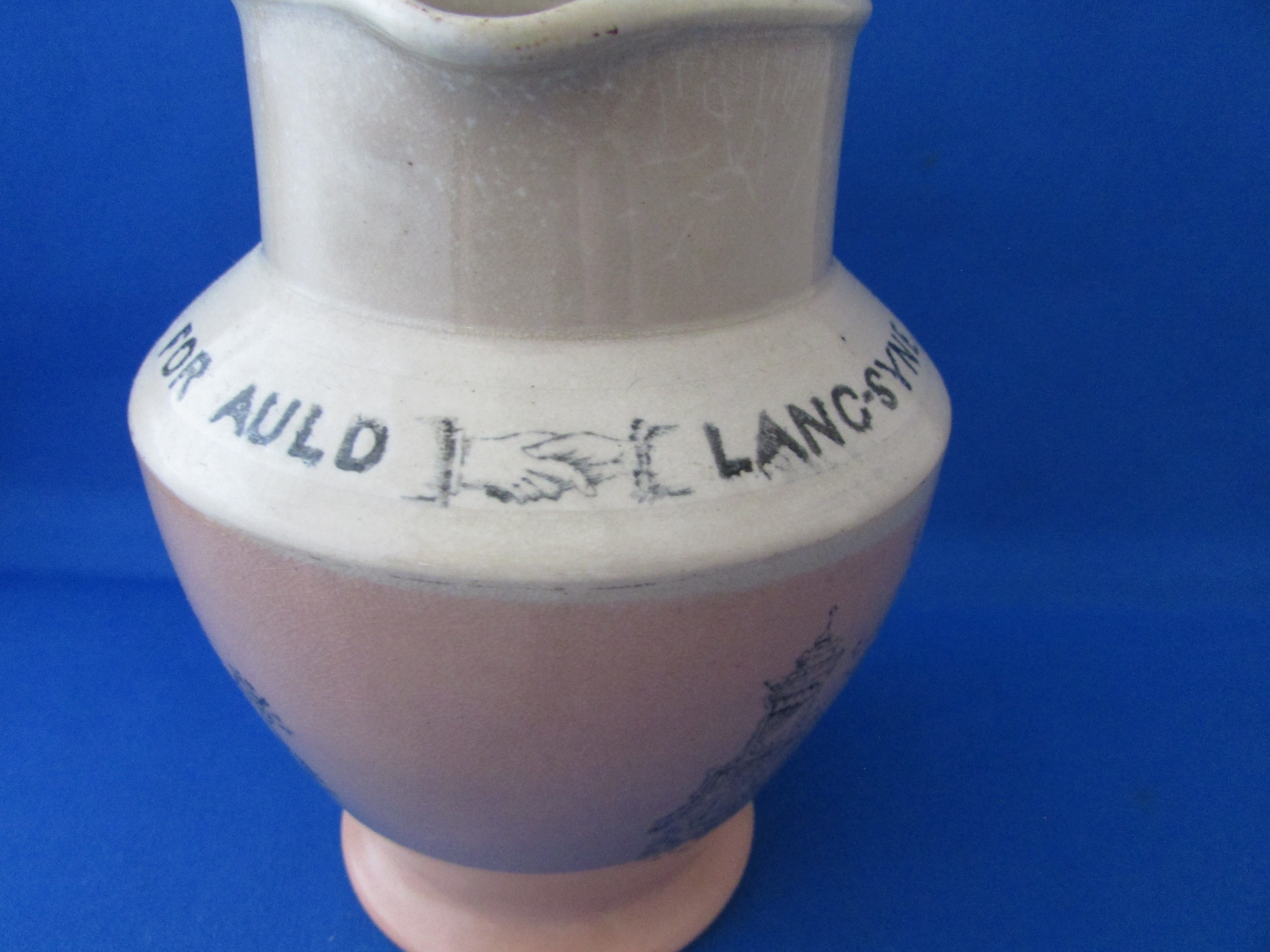 For Auld Lang-Syne Pottery Pitcher