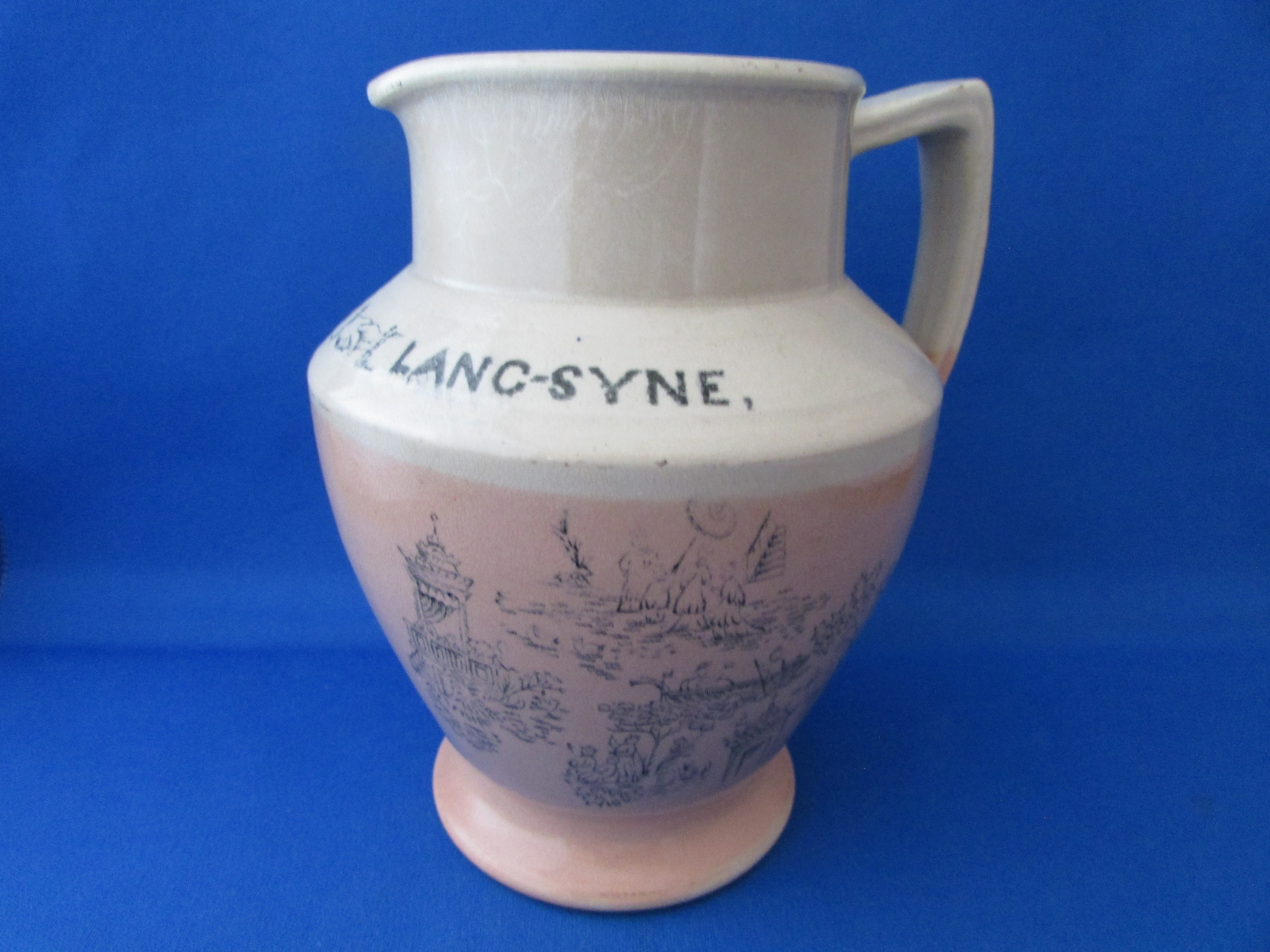 For Auld Lang-Syne Pottery Pitcher
