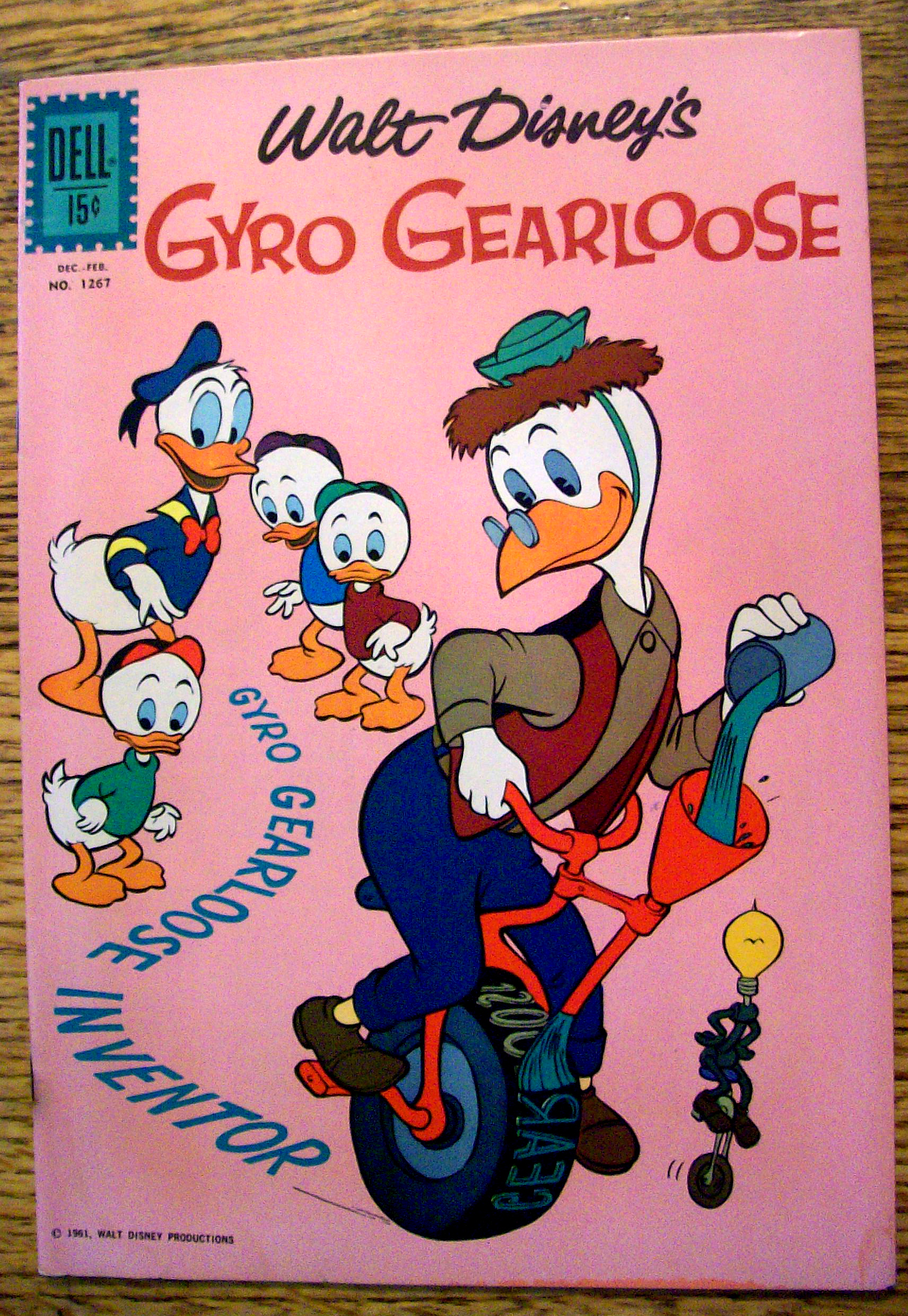Walt Disney's Gyro Gearloose Comic #1267-Dec-Feb 1962