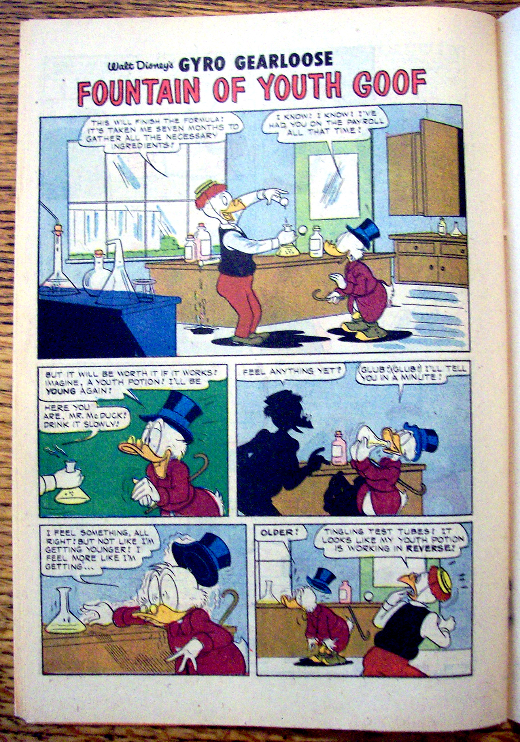 Walt Disney's Gyro Gearloose Comic #1267-Dec-Feb 1962