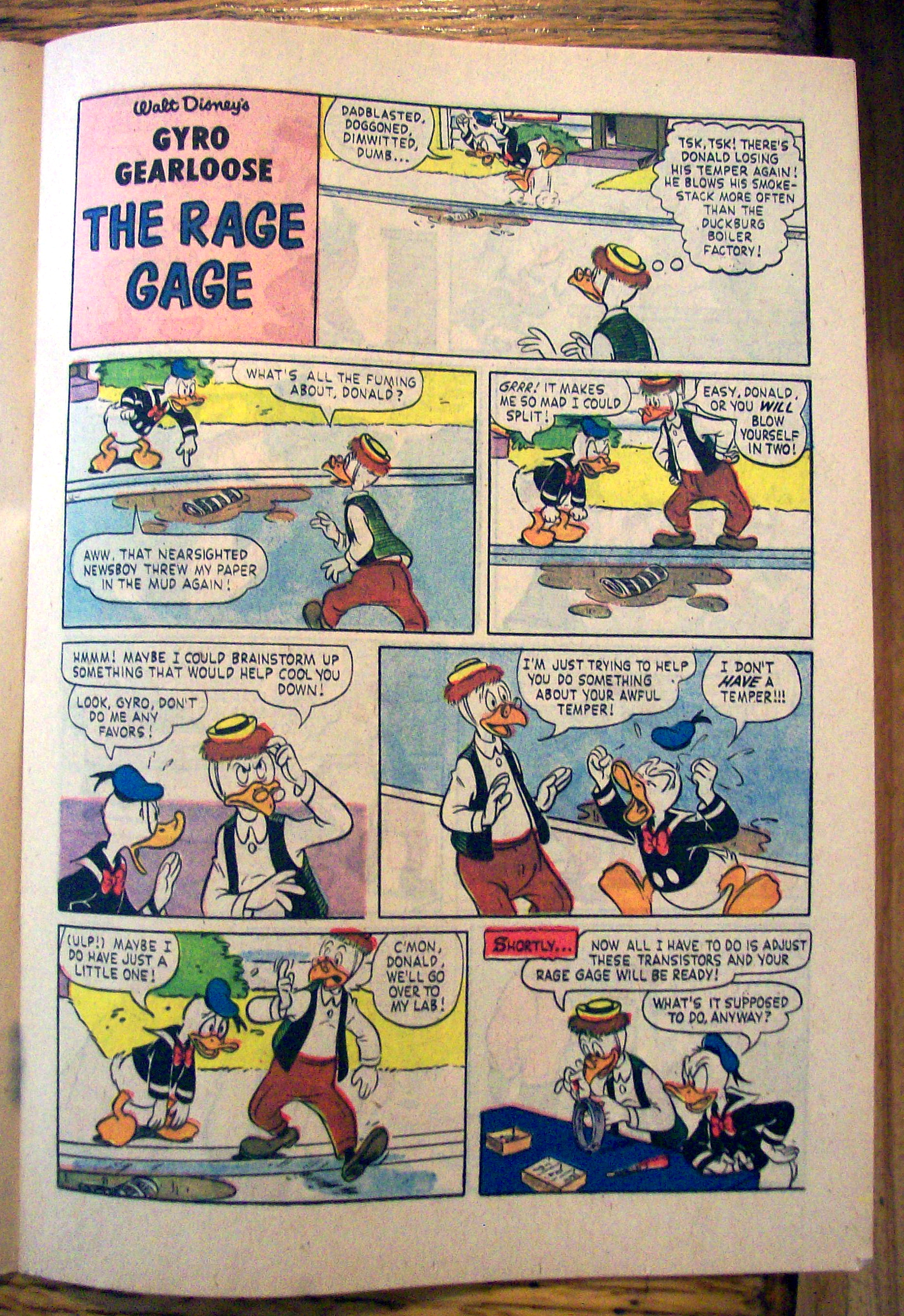 Walt Disney's Gyro Gearloose Comic #1267-Dec-Feb 1962