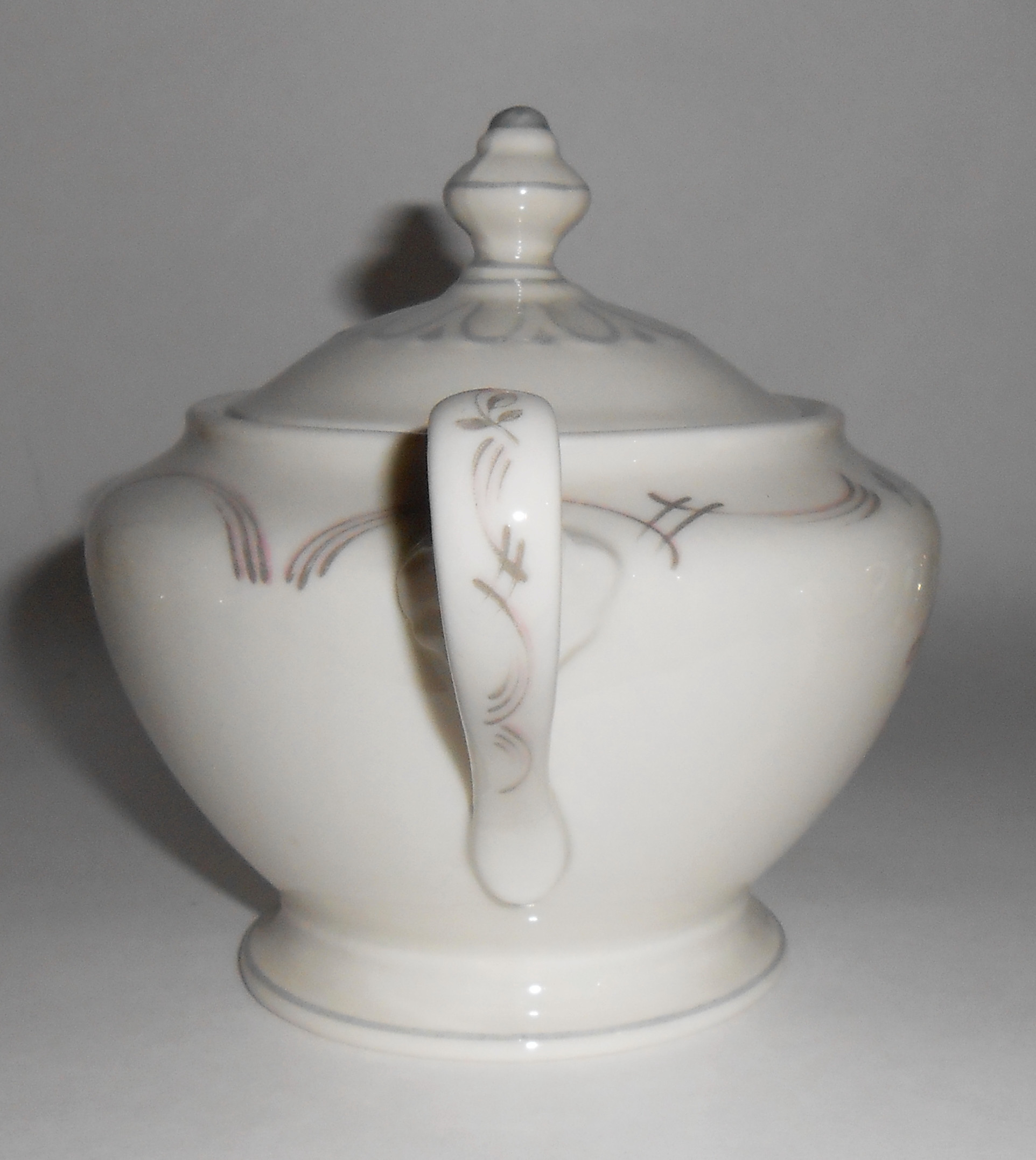 Castleton China Porcelain Belrose Creamer/Sugar Set