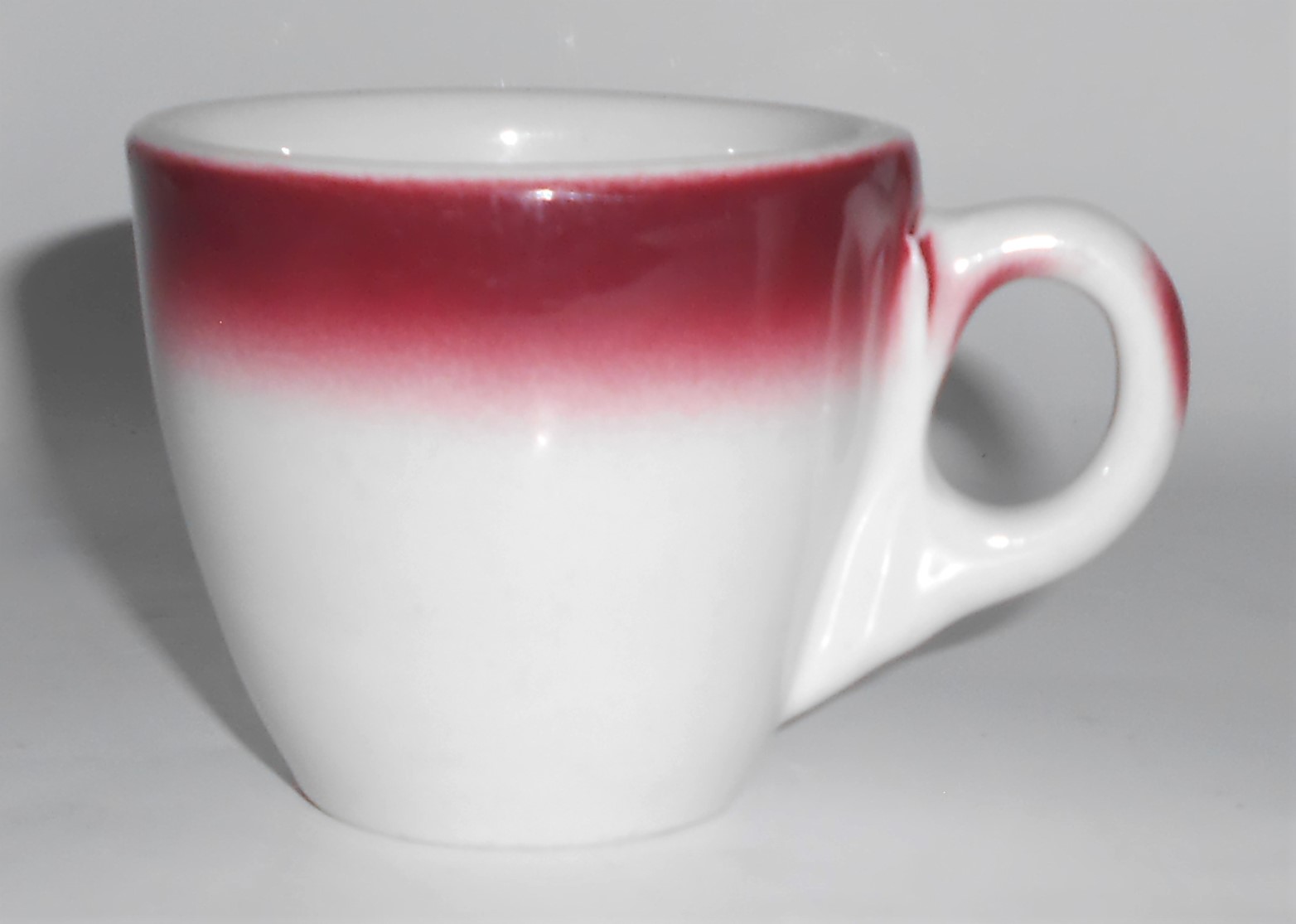 Buffalo Restaurant Ware China Red Airbrushed Demitasse