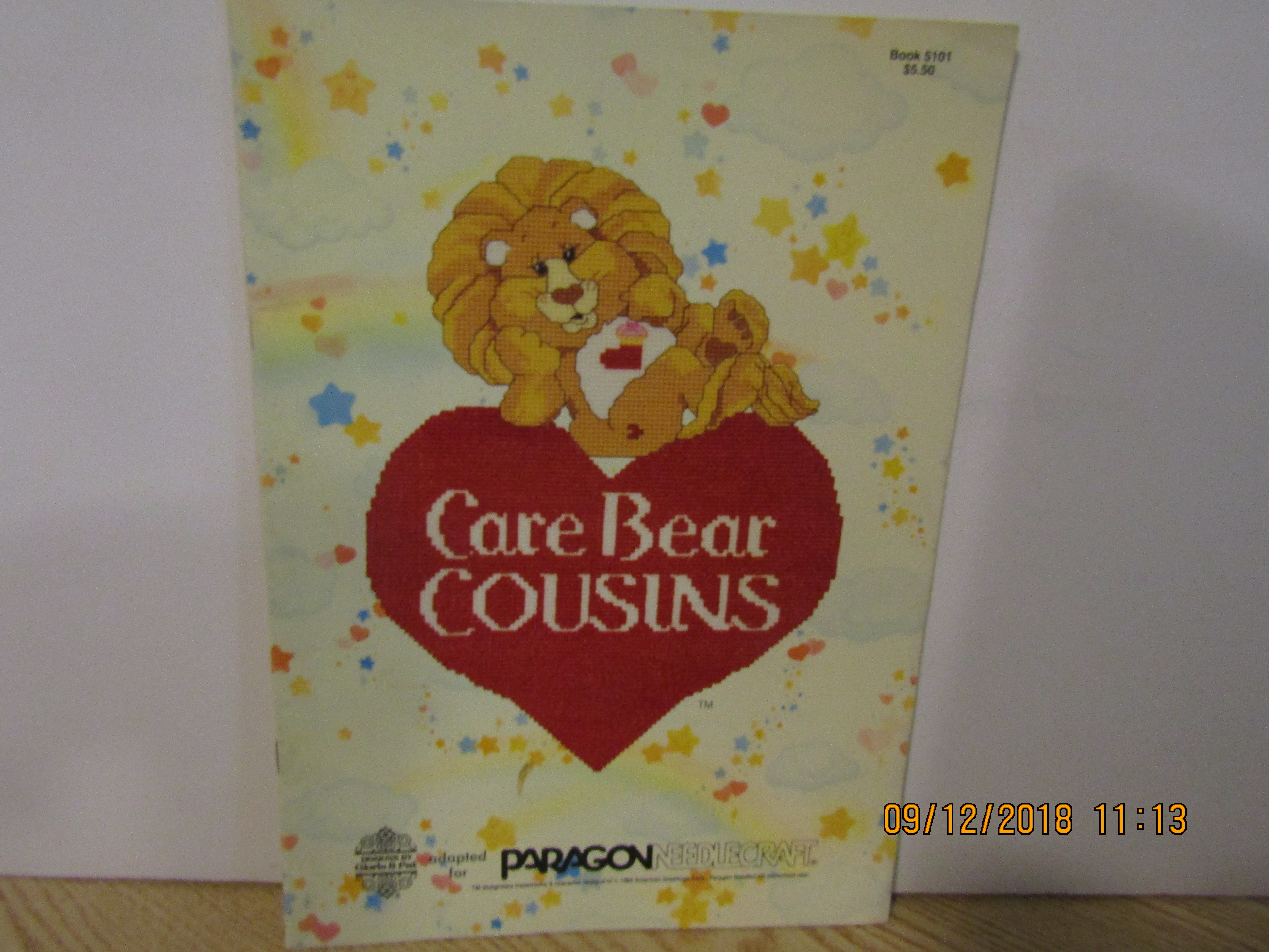 Gloria&Pat Cross Stitch Book Care Bear Cousins #5101
