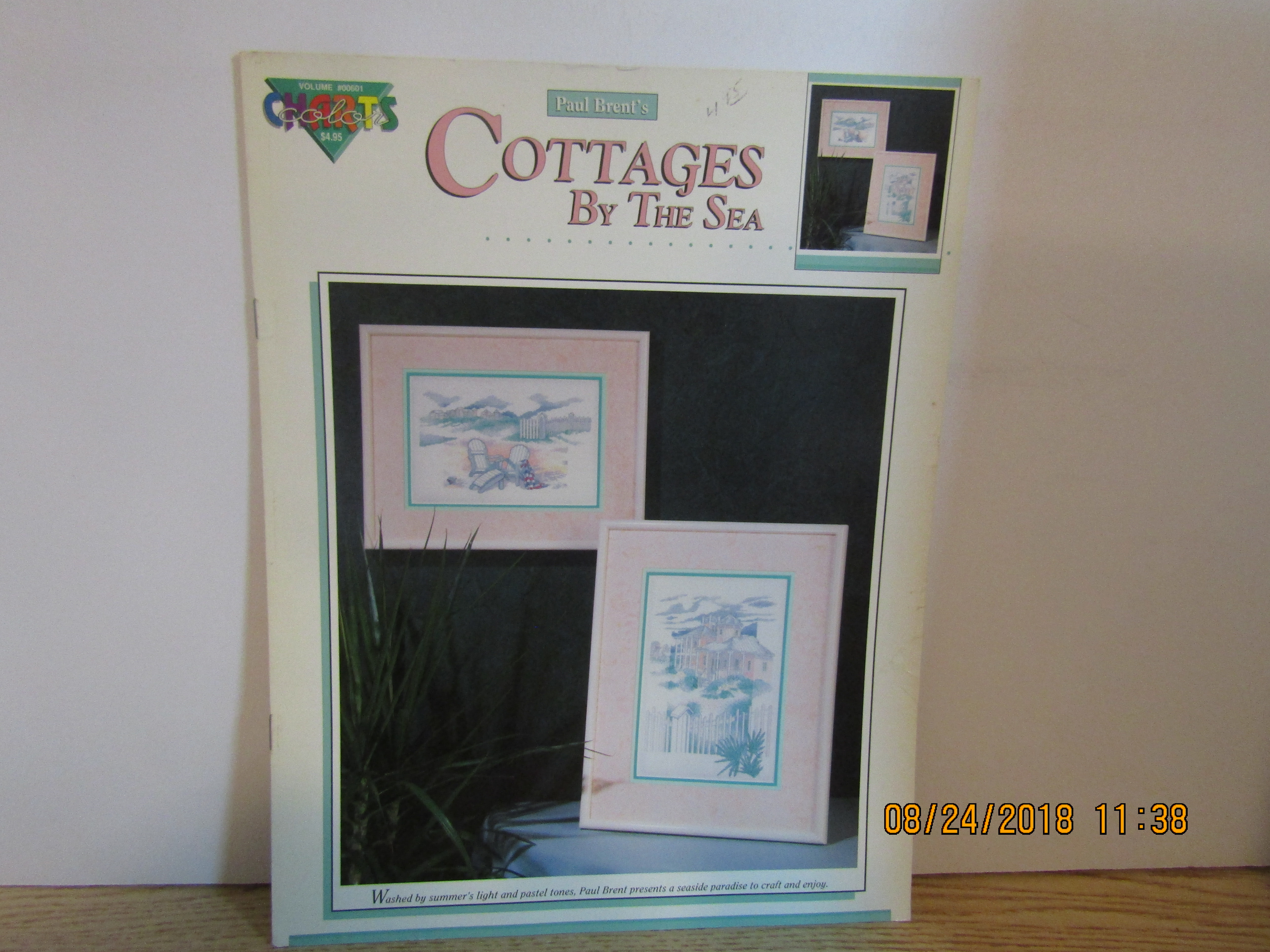 Color Charts Cross Stitch Cottage By The Sea  #601