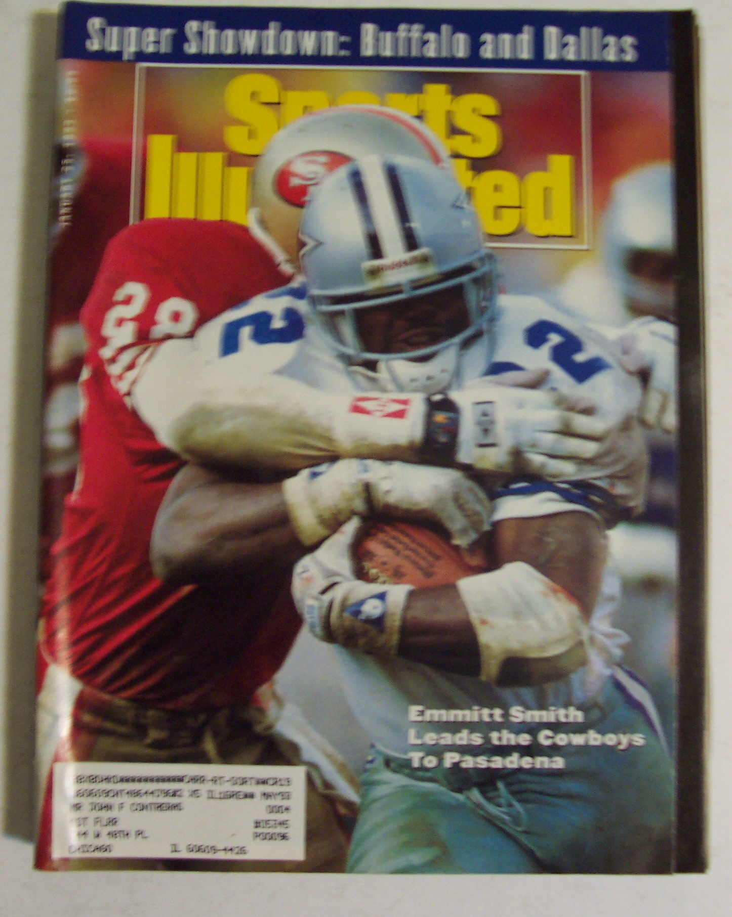 Sports Illustrated Magazine-Jan 25, 1993-Emmitt Smith