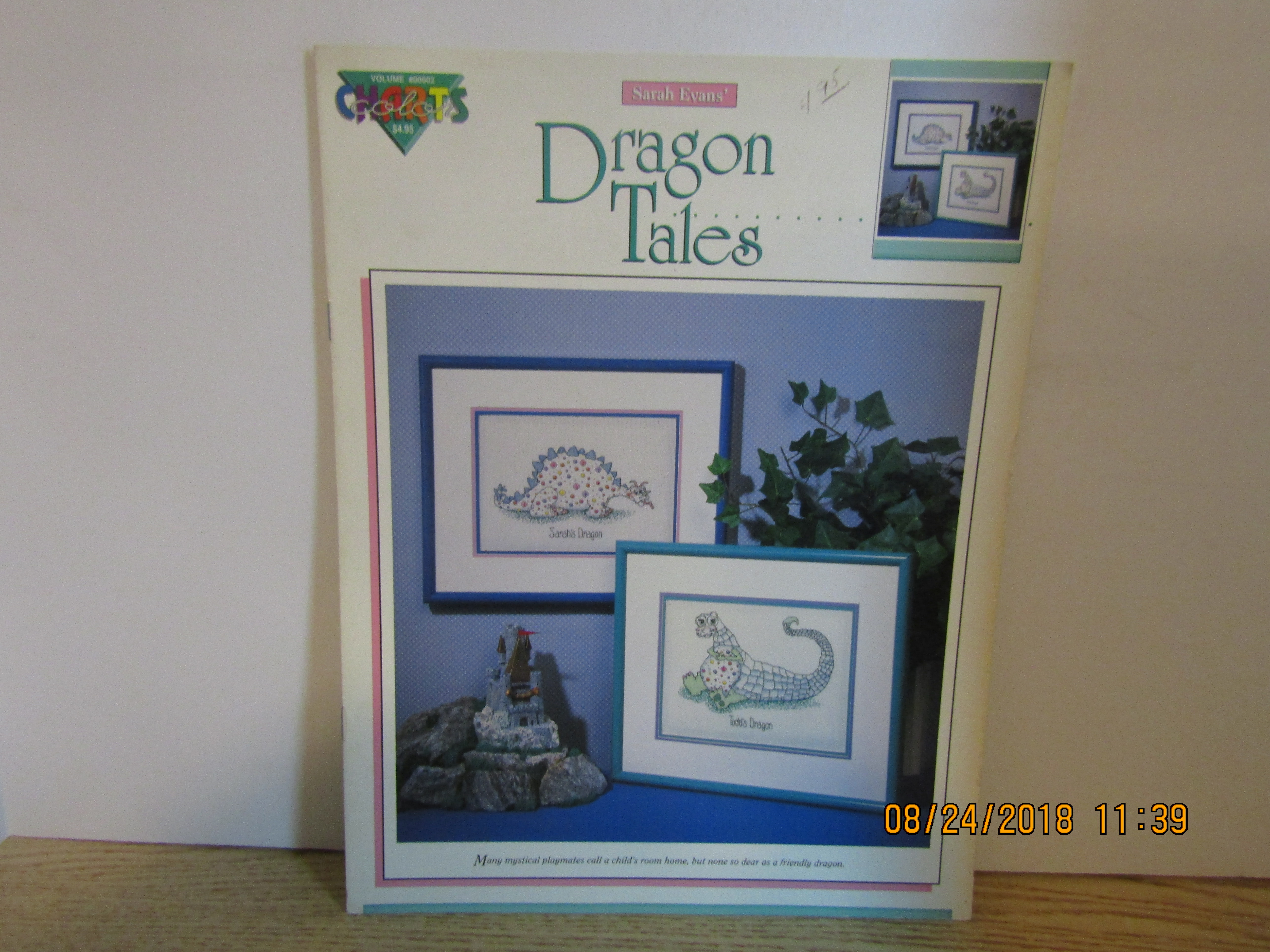 Color Charts Cross Stitch Dragon Tales  #602