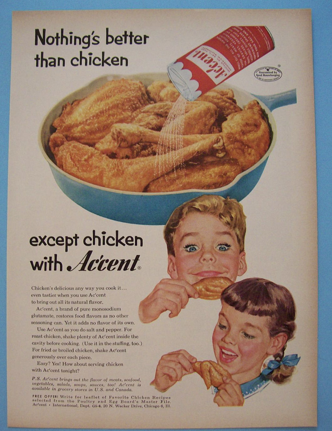 Vintage Ad: 1956 Accent