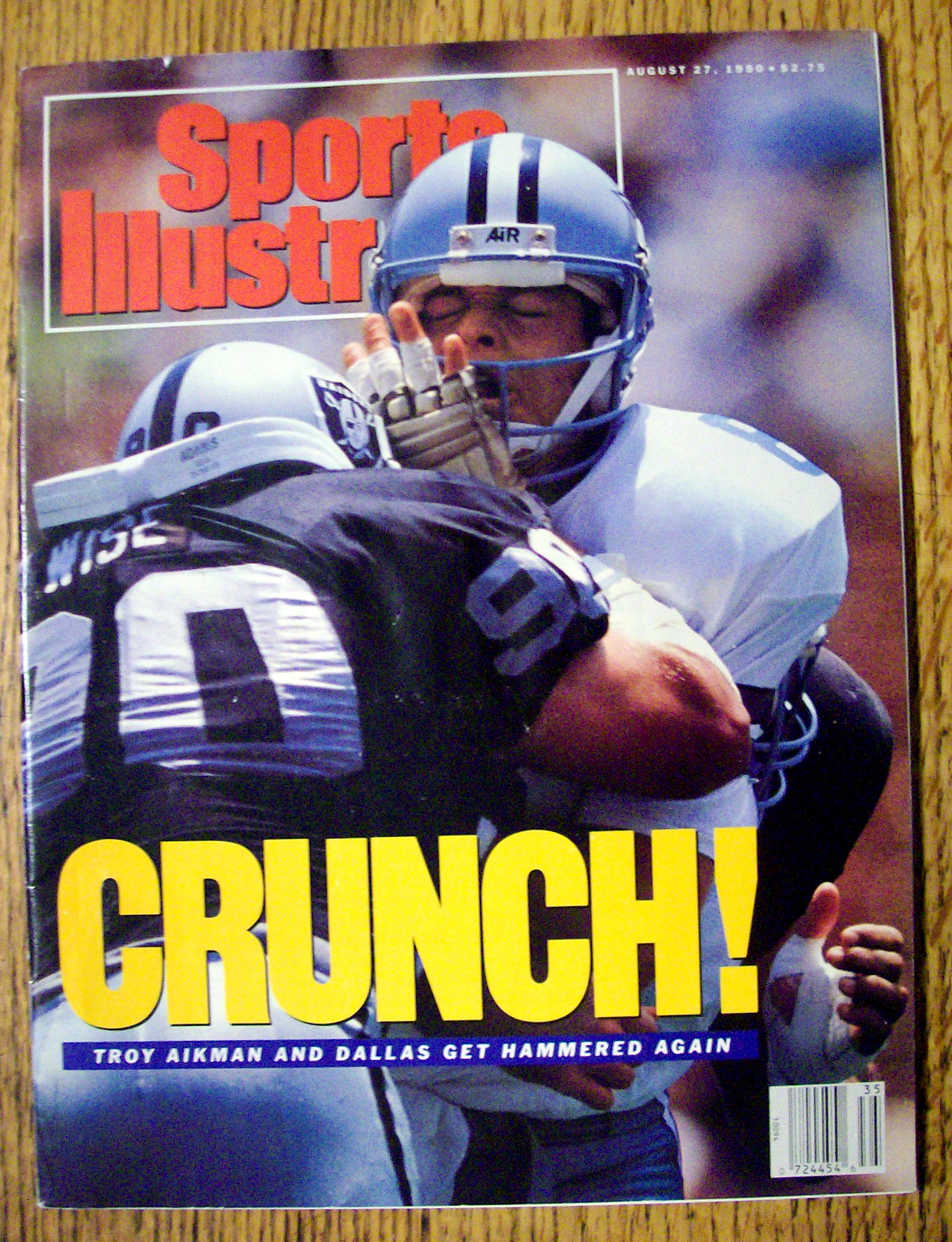 Sports Illustrated Magazine-August 27, 1990-Troy Aikman