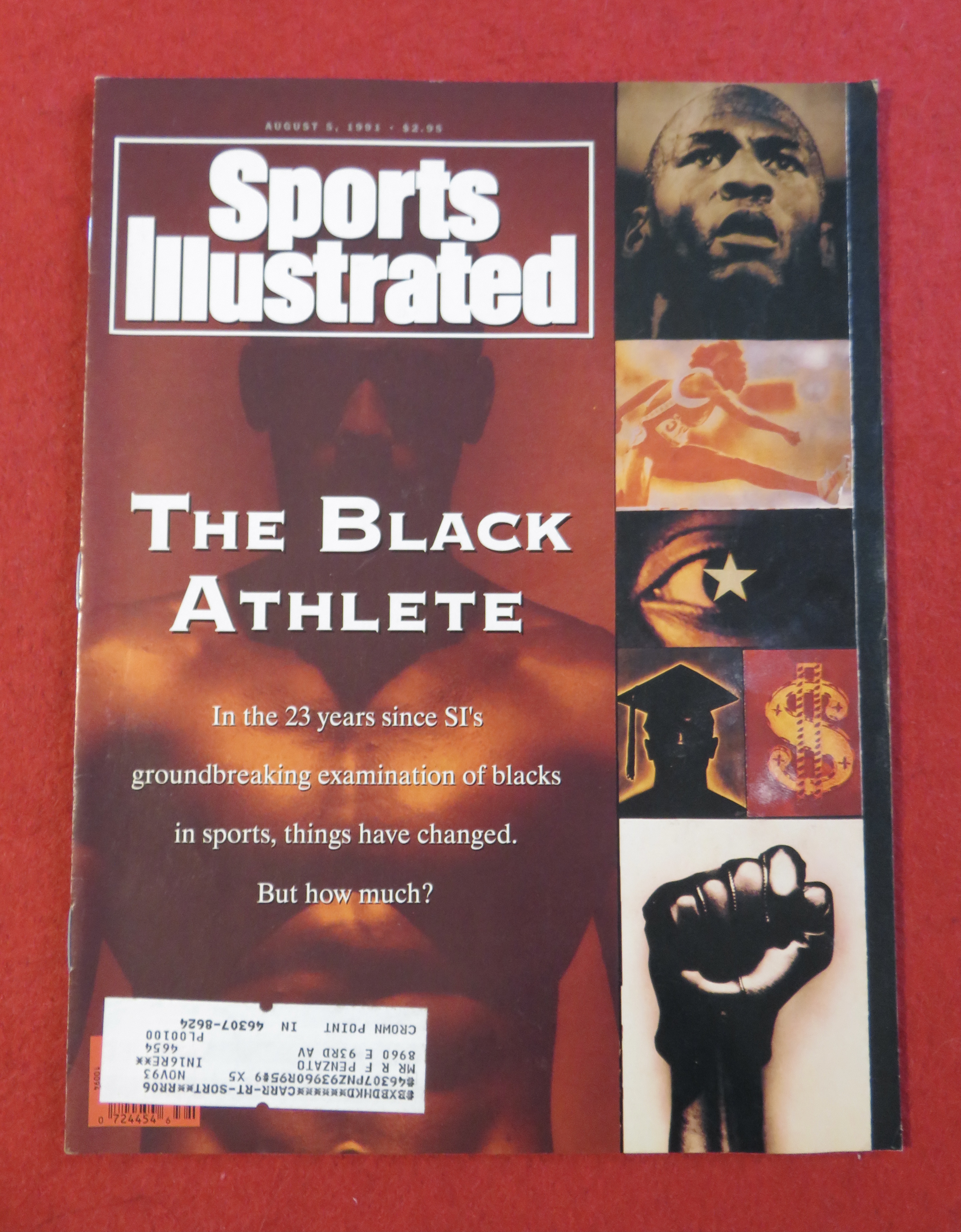 Sport Illustrated Magazine August 5, 1991 Black Athlete