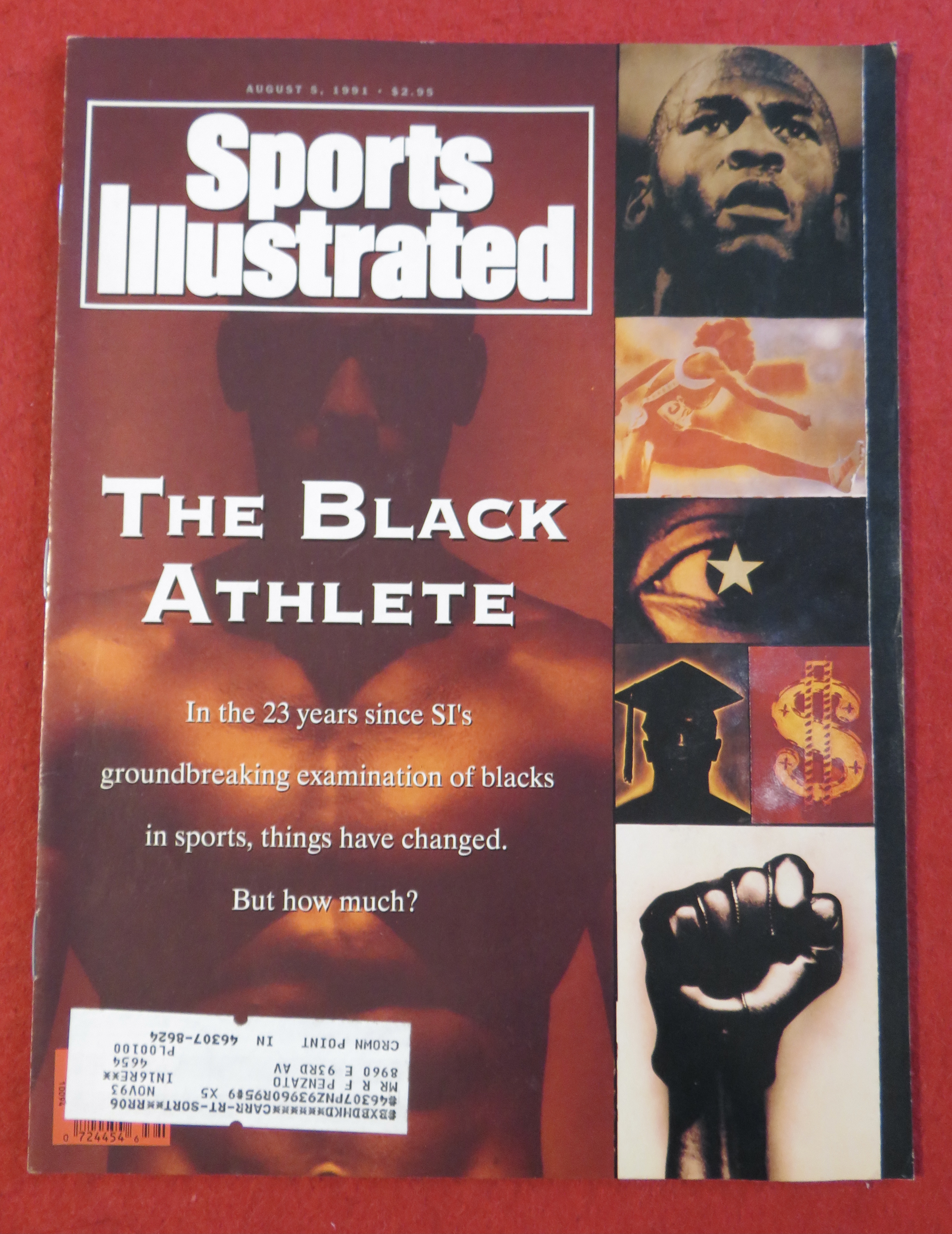 Sport Illustrated Magazine August 5, 1991 Black Athlete