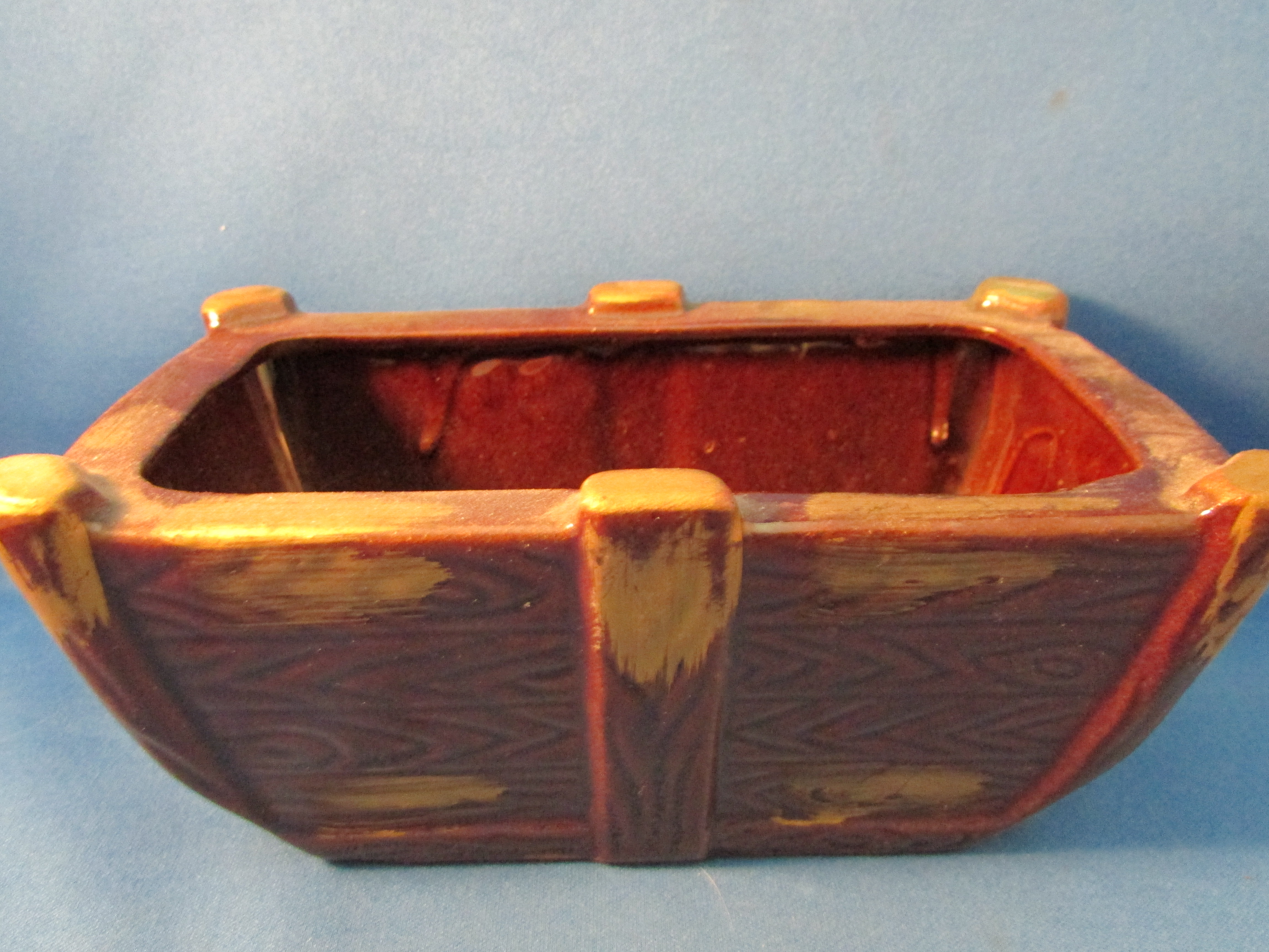 Brown Porcelain Planter