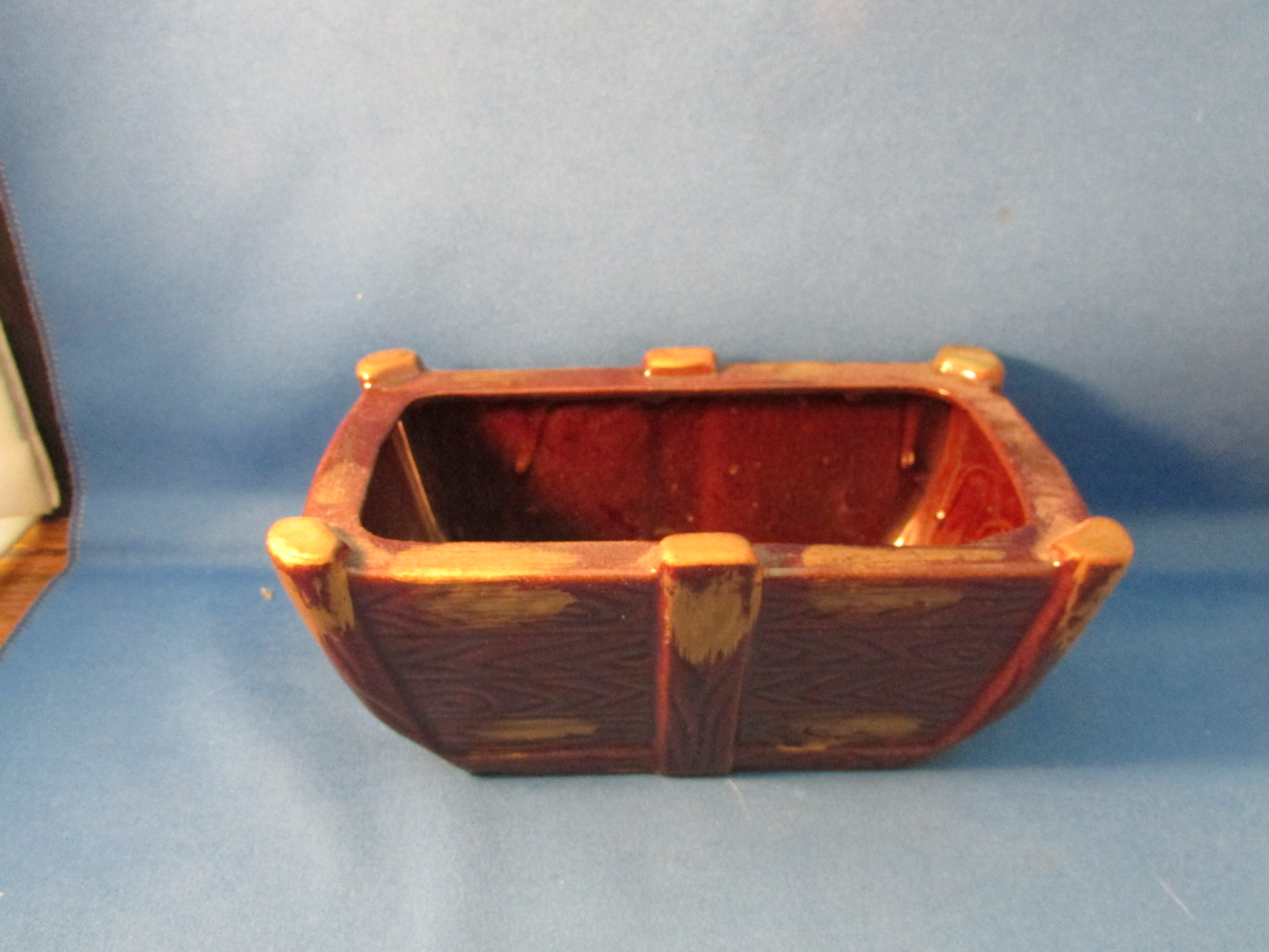 Brown Porcelain Planter