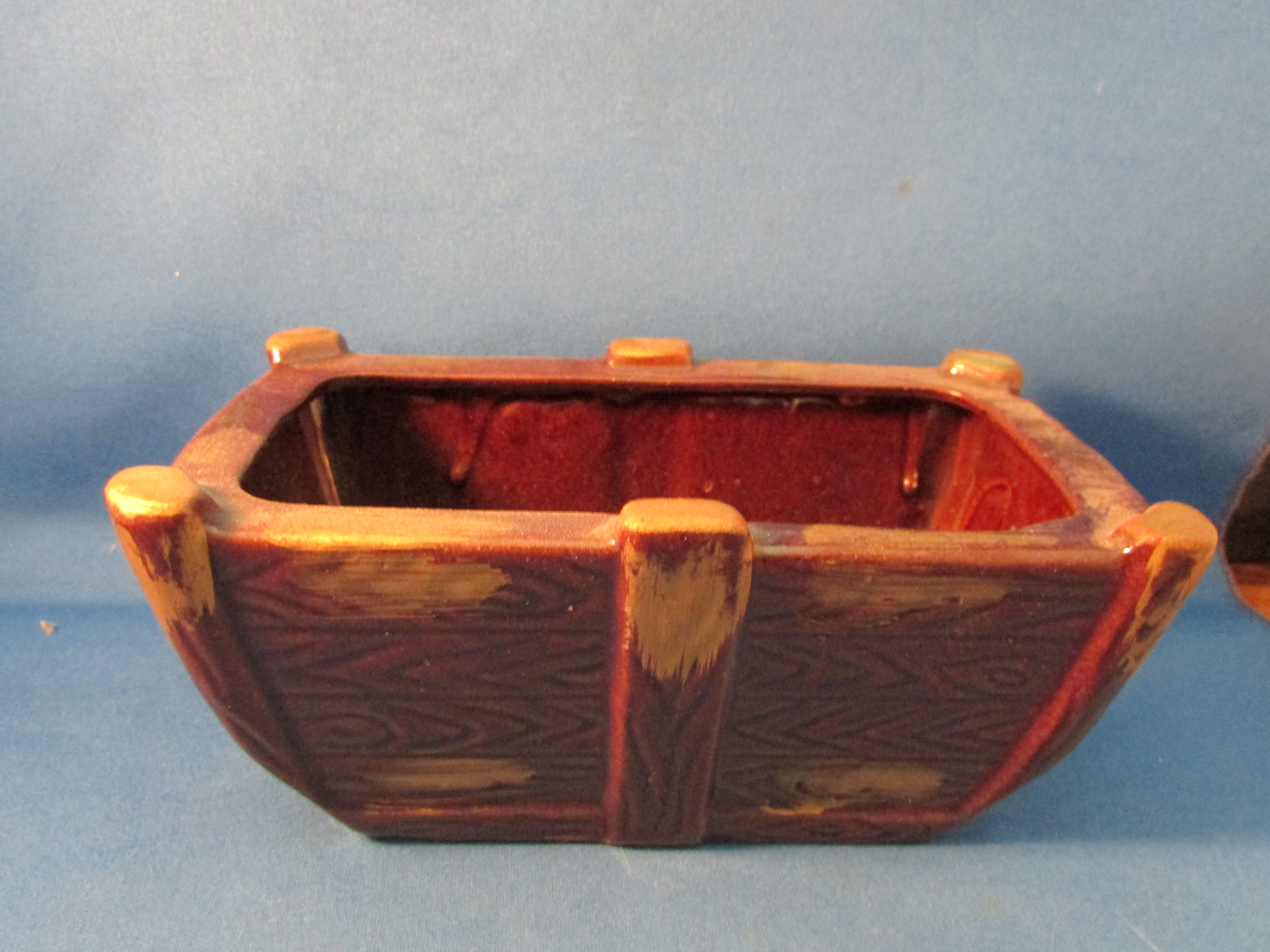Brown Porcelain Planter