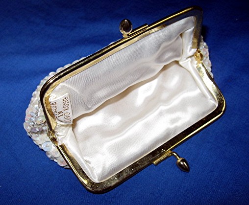 Beaded evening bag - coin purse
