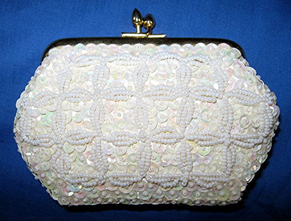 Beaded evening bag - coin purse