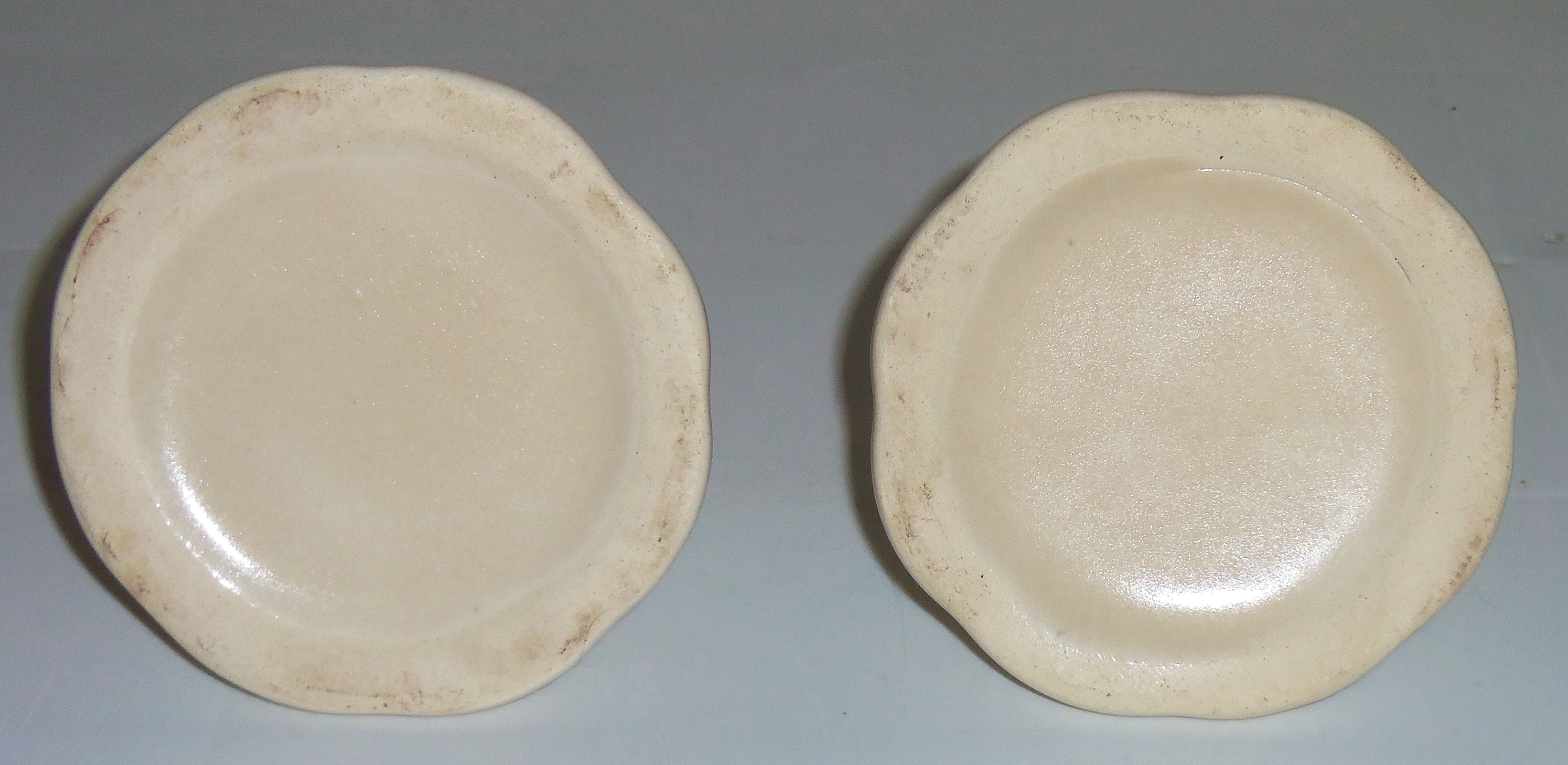 Camark Pottery Matte Ivory #834 Pr Candlestick Holders!