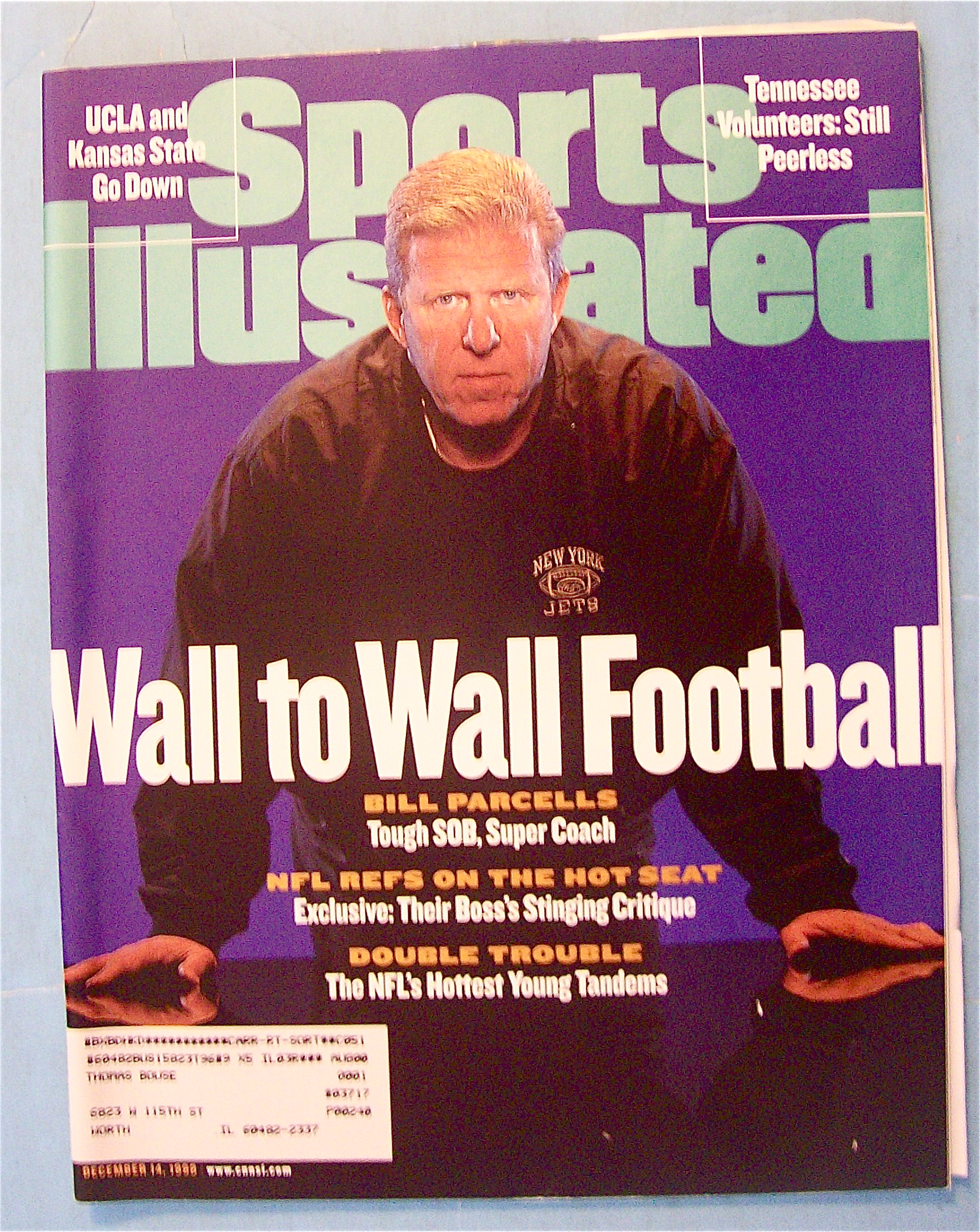 Sport Illustrated Magazine-December 14, 1998-B Parcells