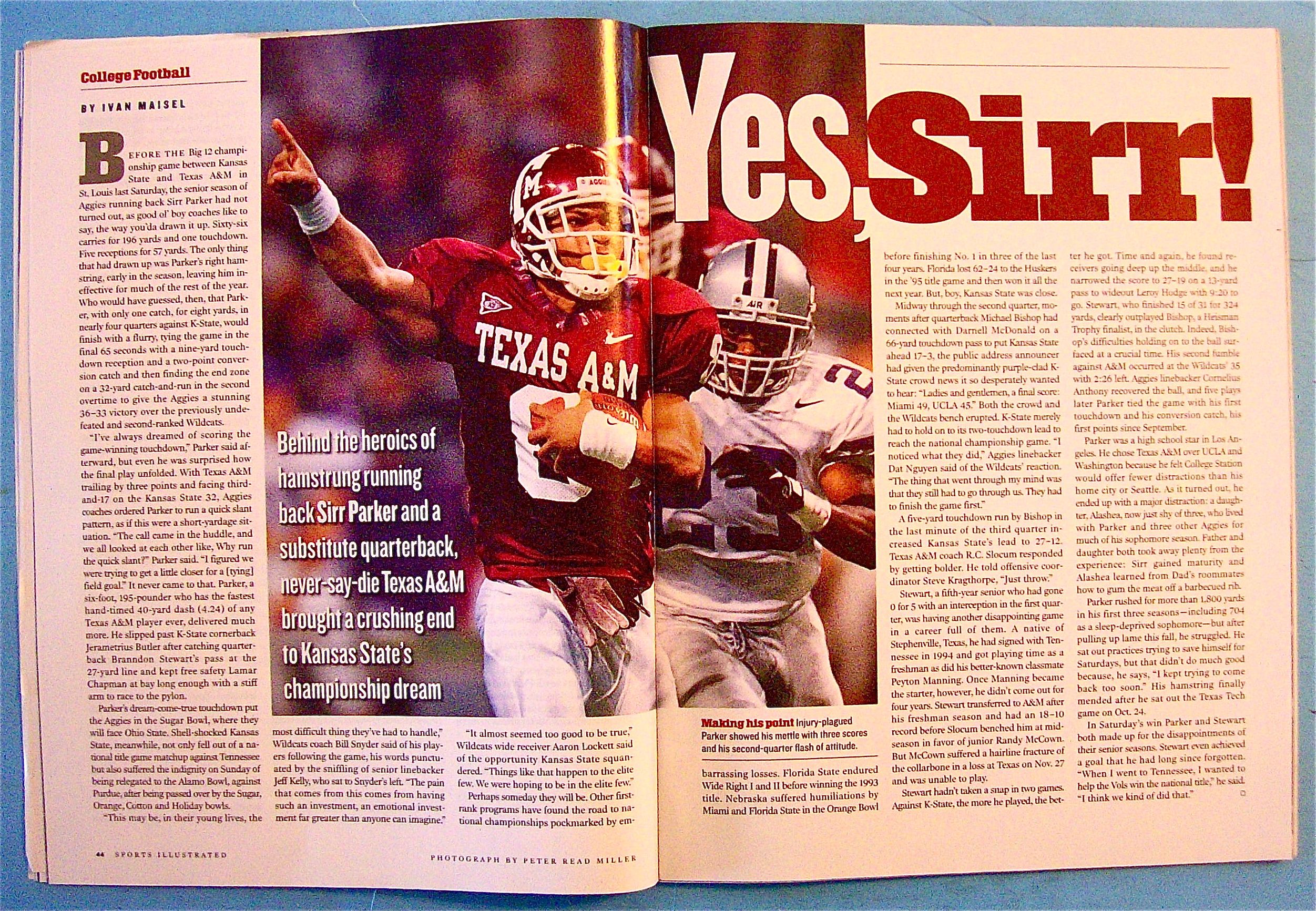 Sport Illustrated Magazine-December 14, 1998-B Parcells