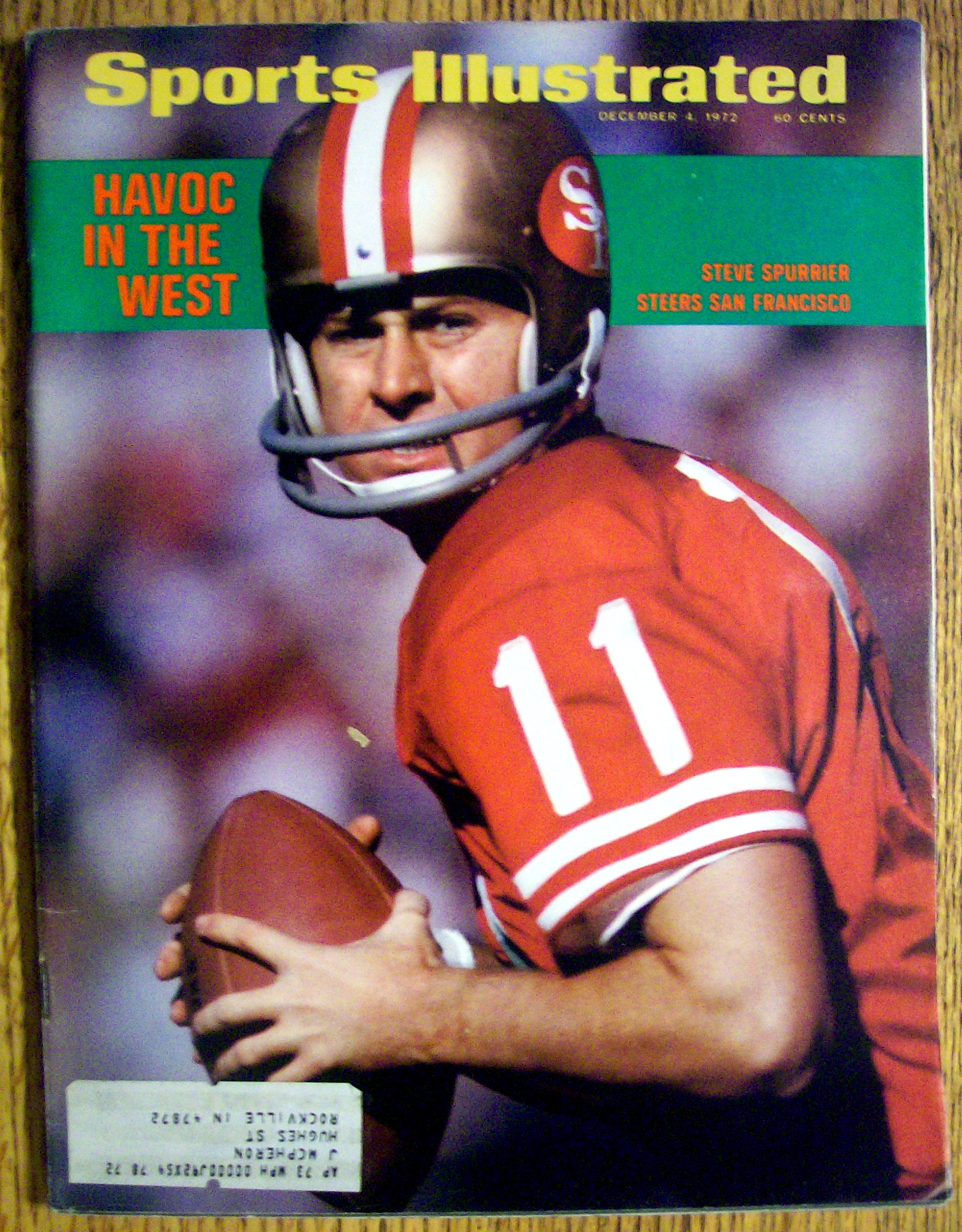 Sports Illustrated Magazine-Dec 4, 1972-Steve Spurrier