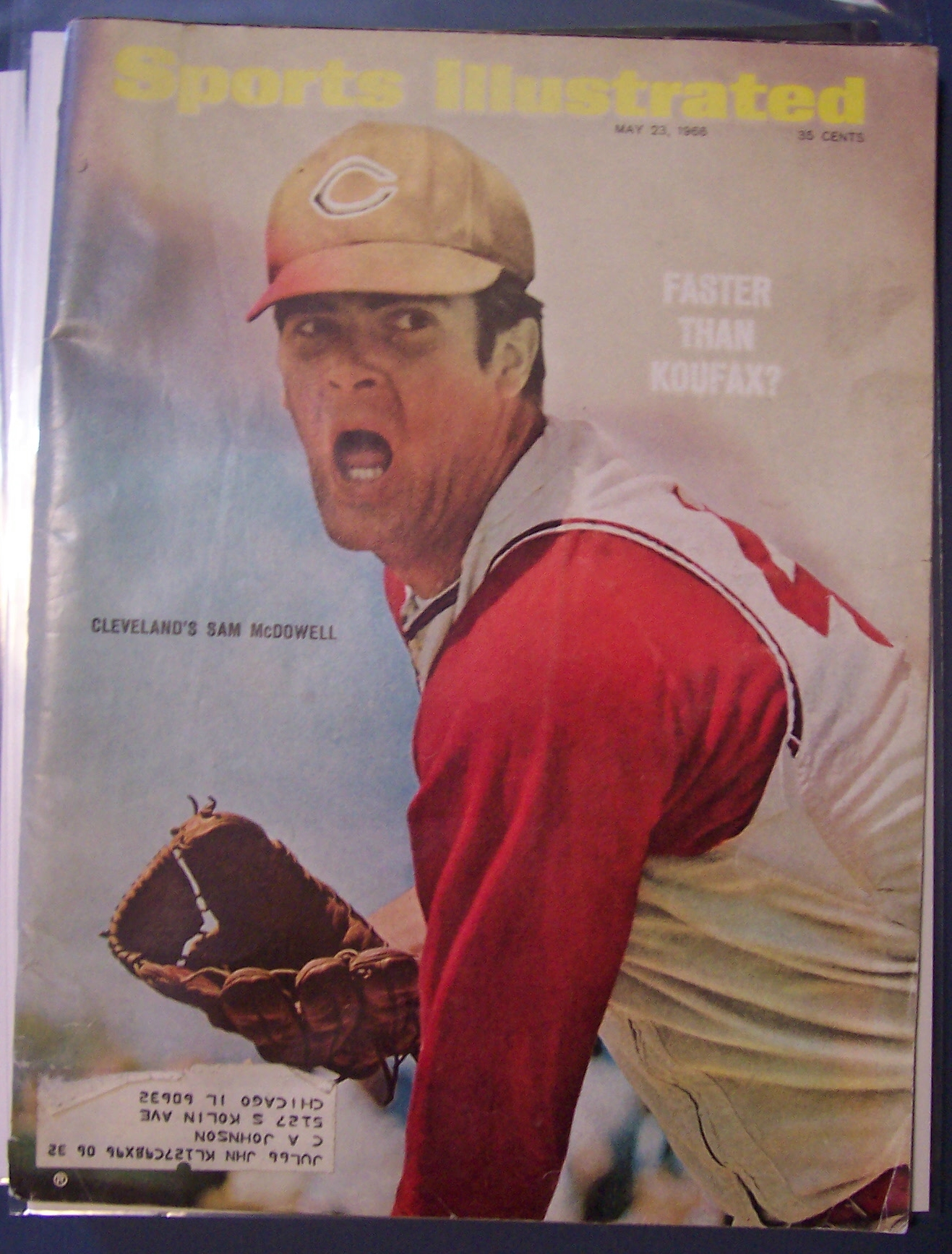 Sports Illustrated Magazine-May 23, 1966-Sam McDowell