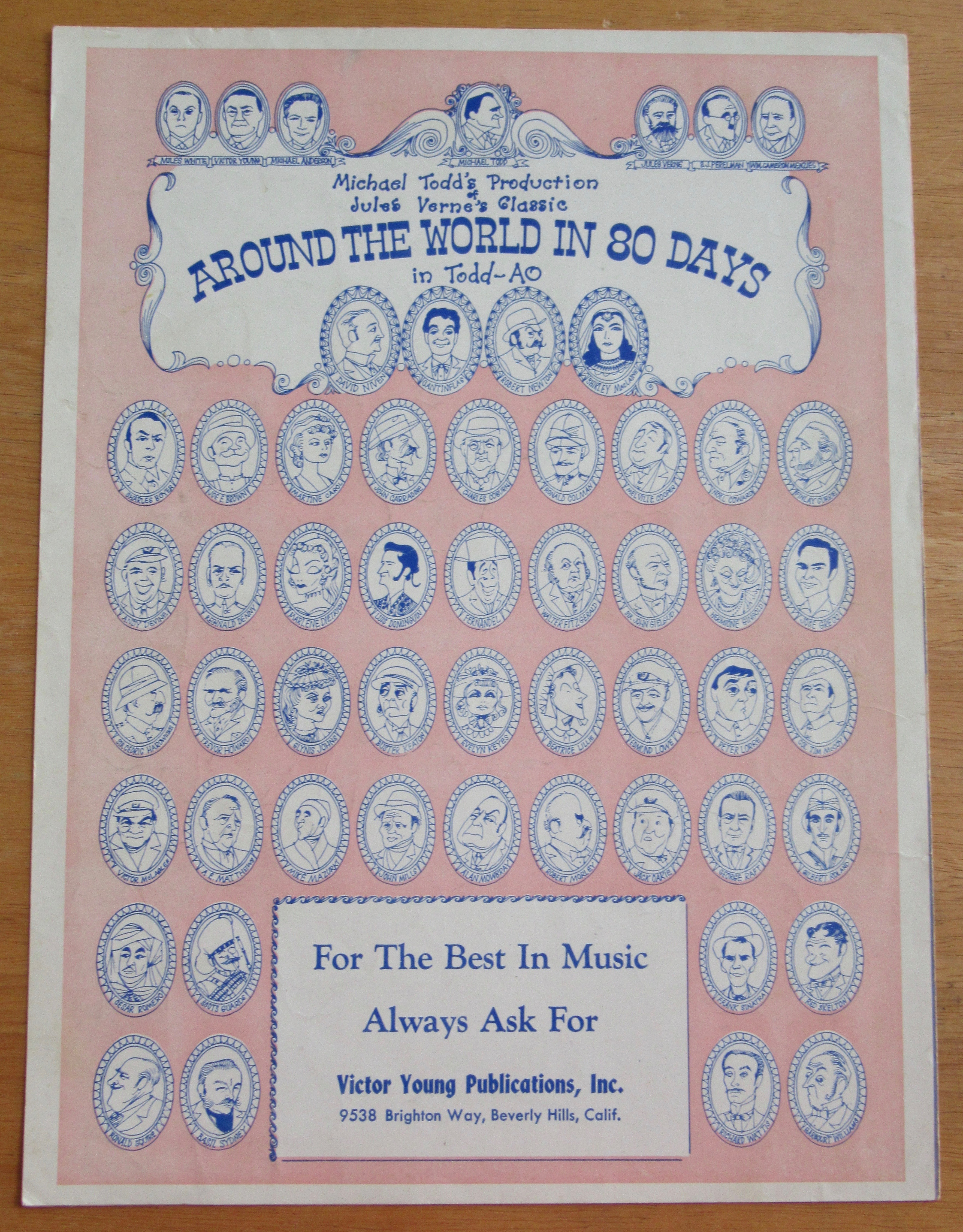 1956 Around The World Sheet Music