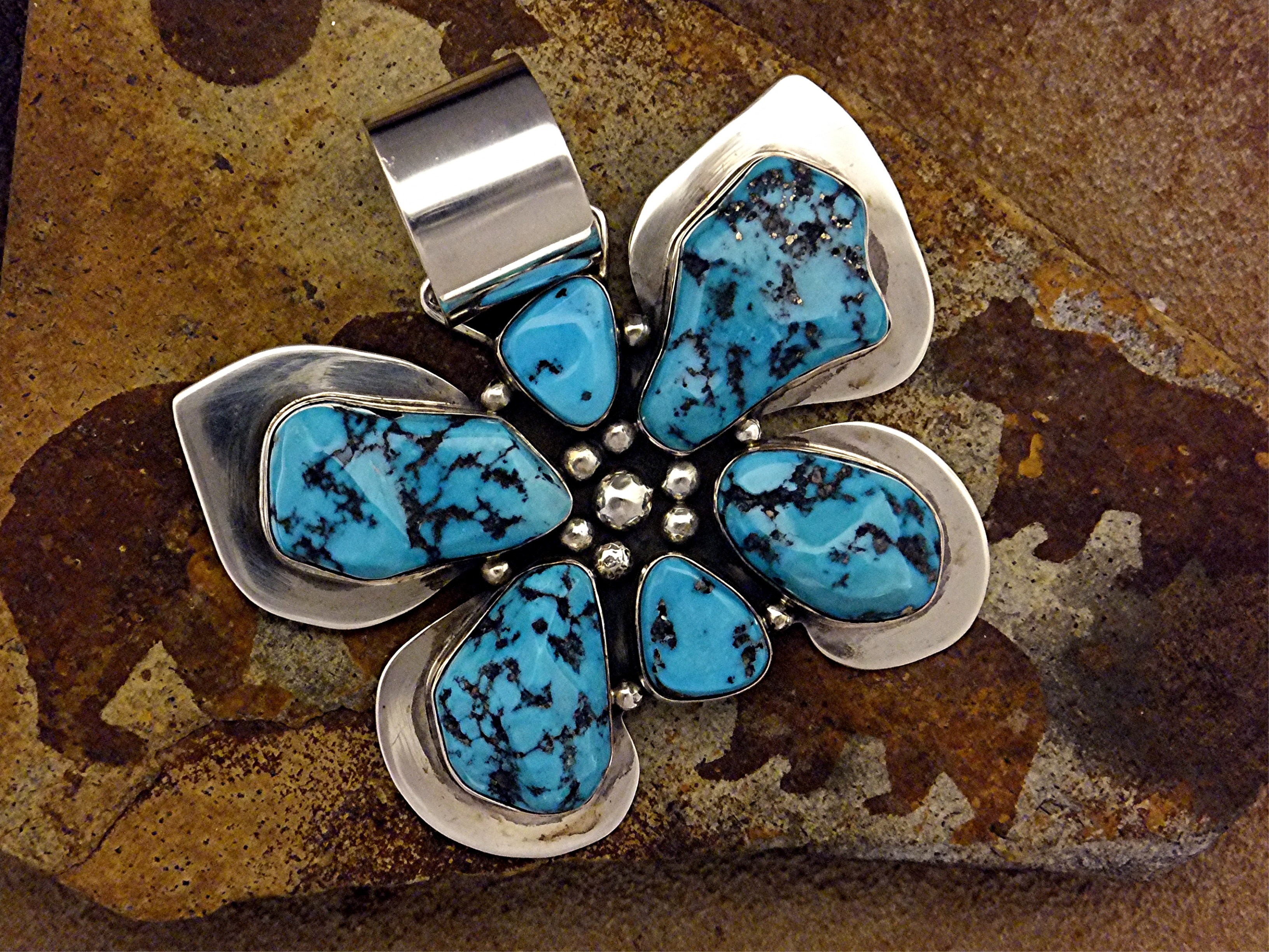 Sleeping Beauty Turquoise Sterling Silver Ray Bennett