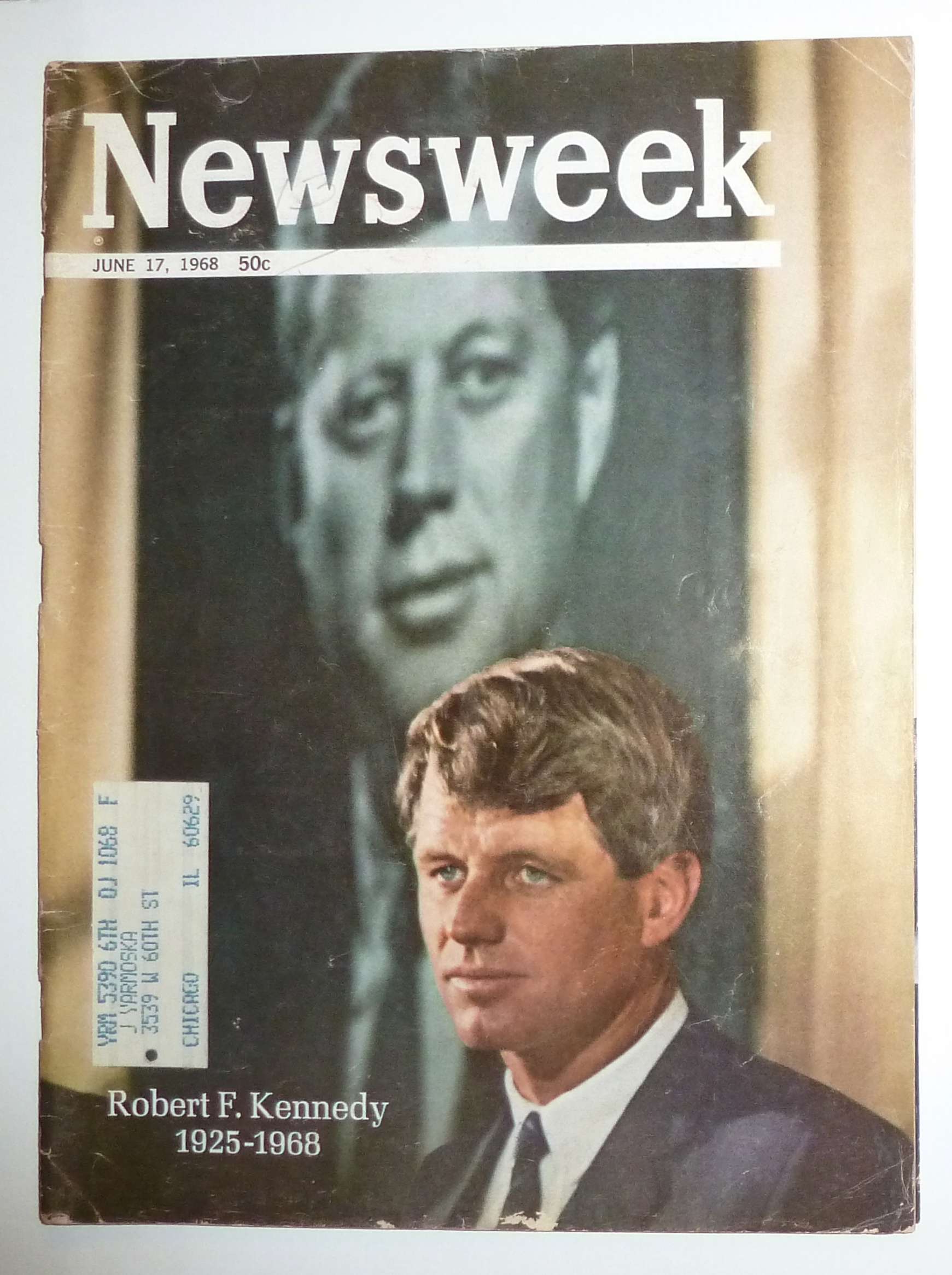 Newsweek Magazine-June 17, 1968-Robert Kennedy