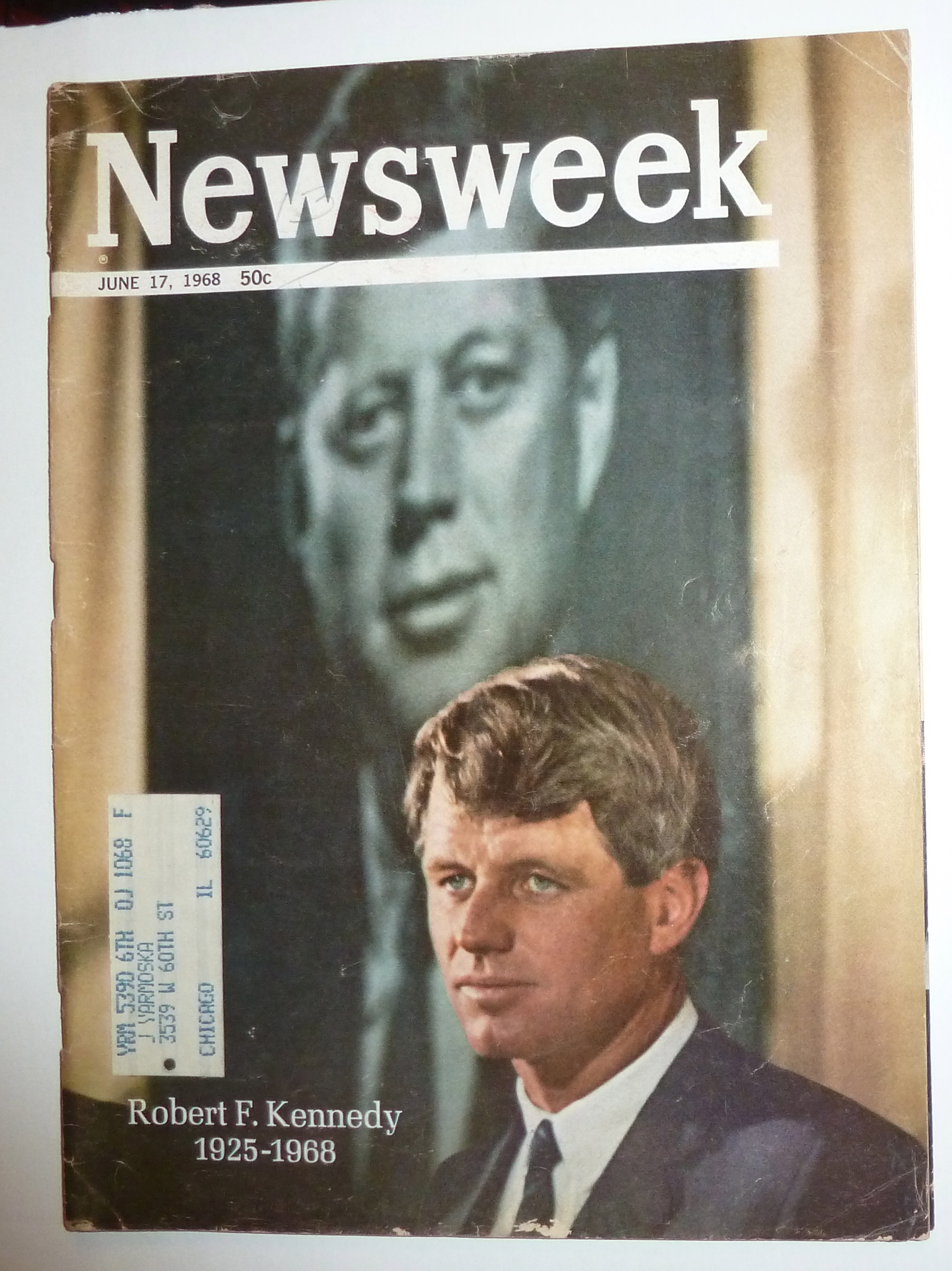 Newsweek Magazine-June 17, 1968-Robert Kennedy