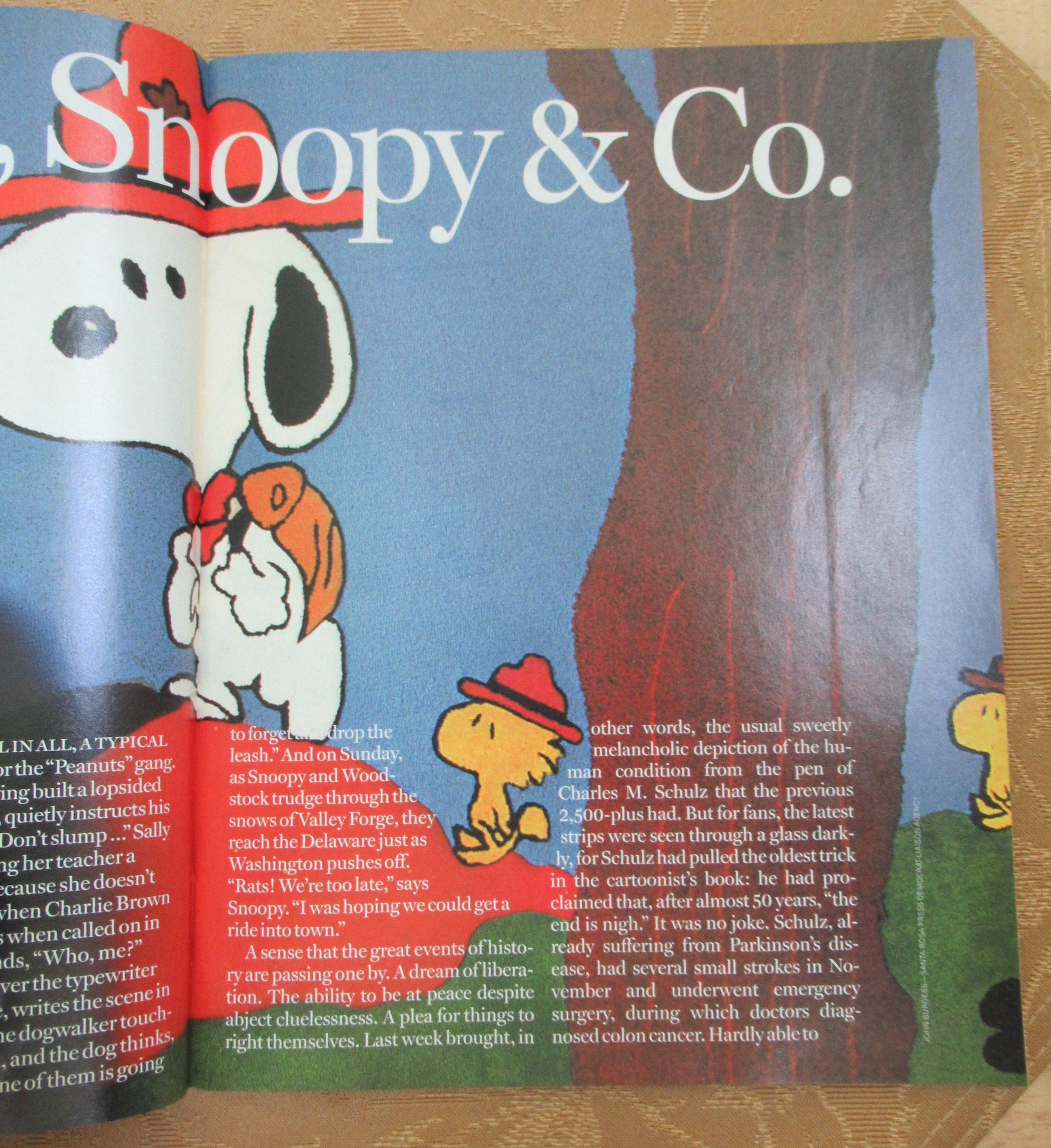Newsweek Magazine-January 1, 2000-Charlie Brown