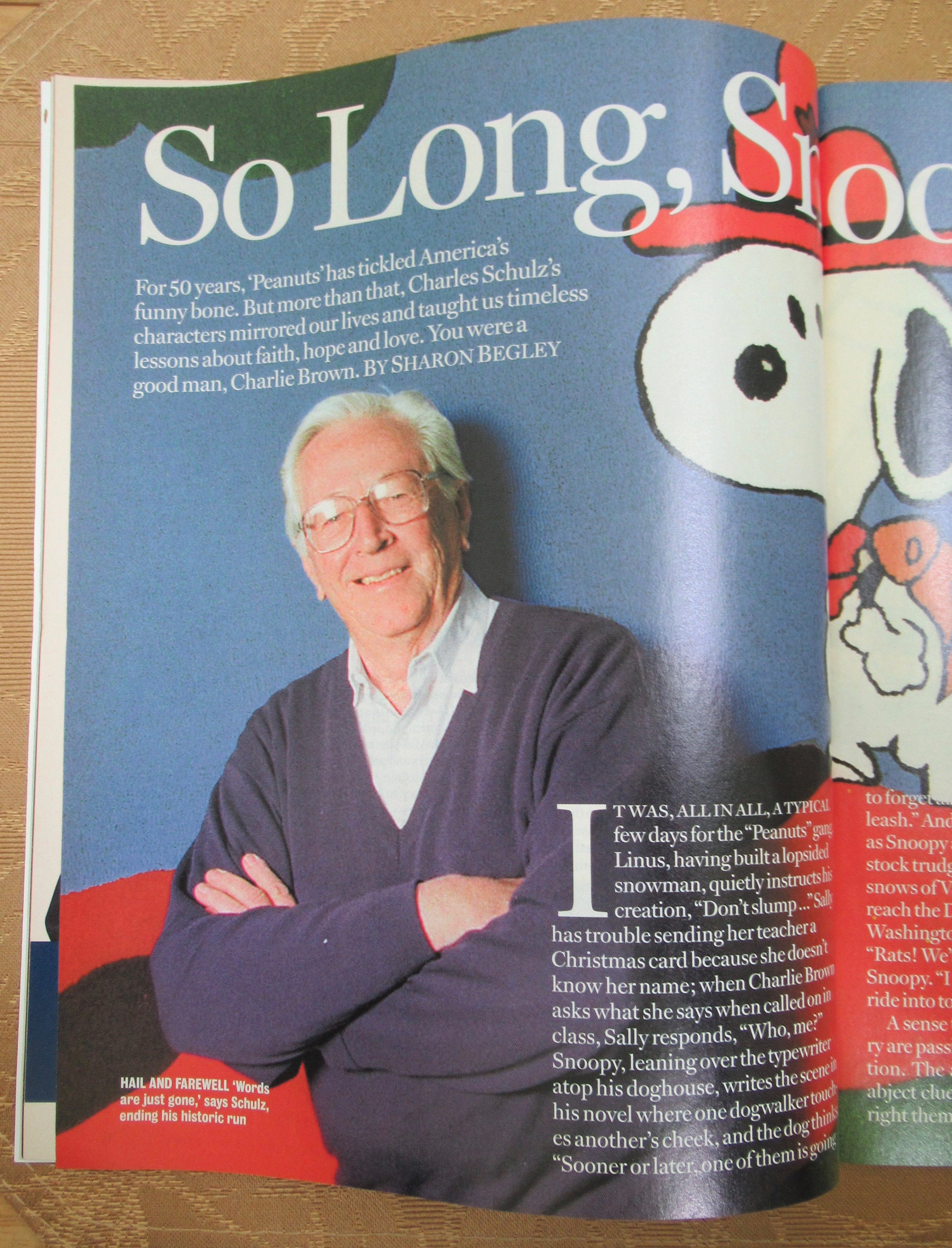 Newsweek Magazine-January 1, 2000-Charlie Brown