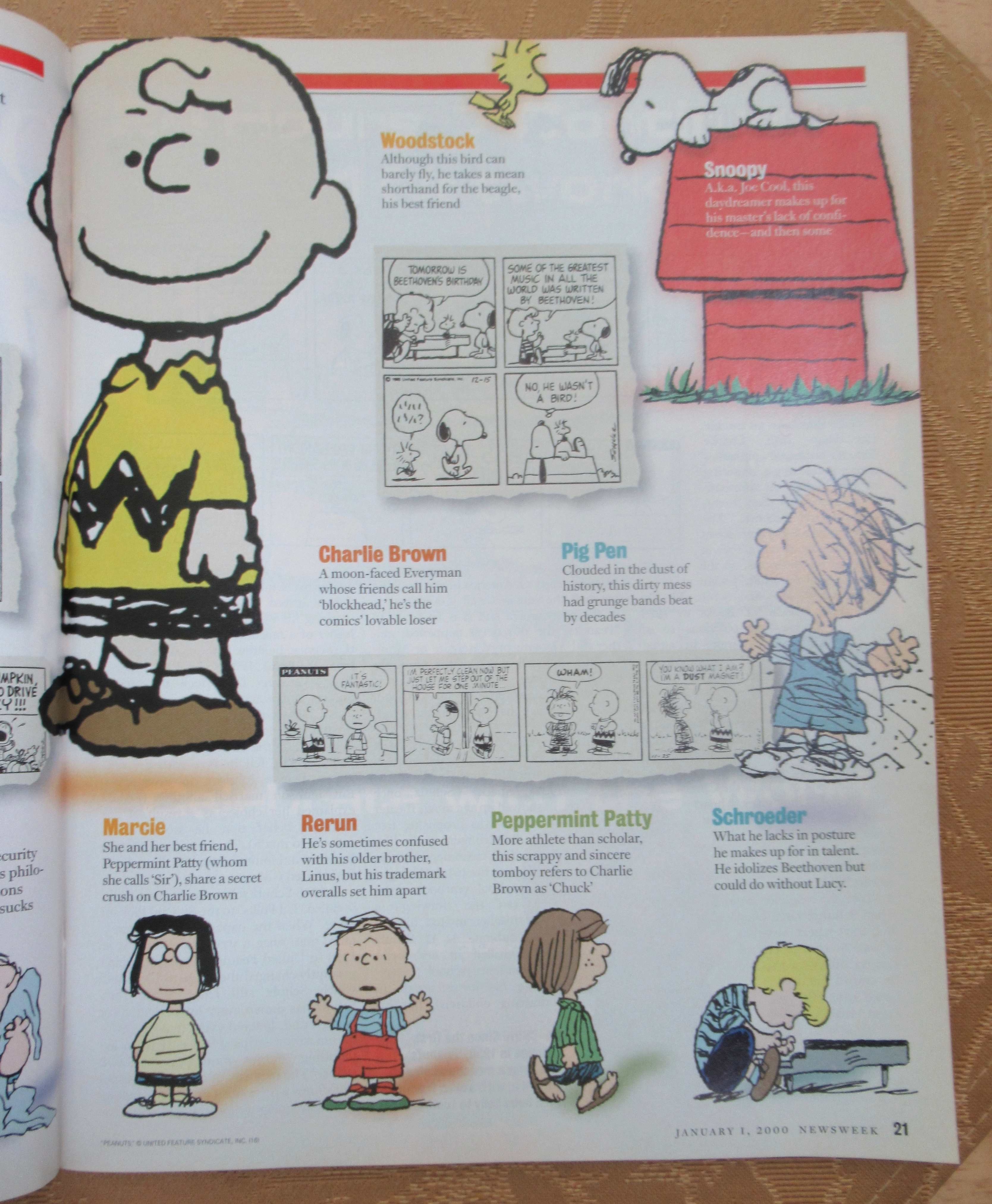 Newsweek Magazine-January 1, 2000-Charlie Brown