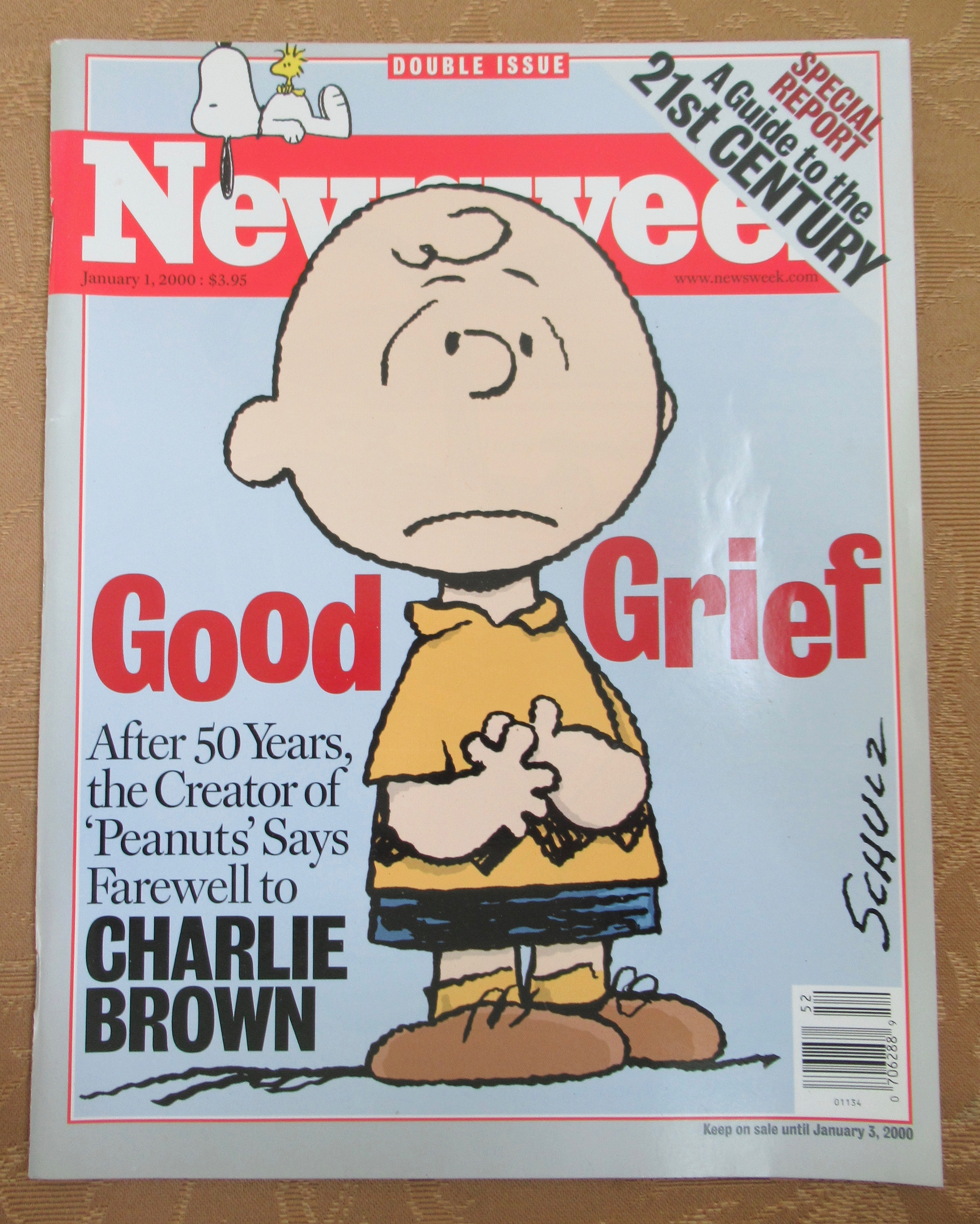 Newsweek Magazine-January 1, 2000-Charlie Brown