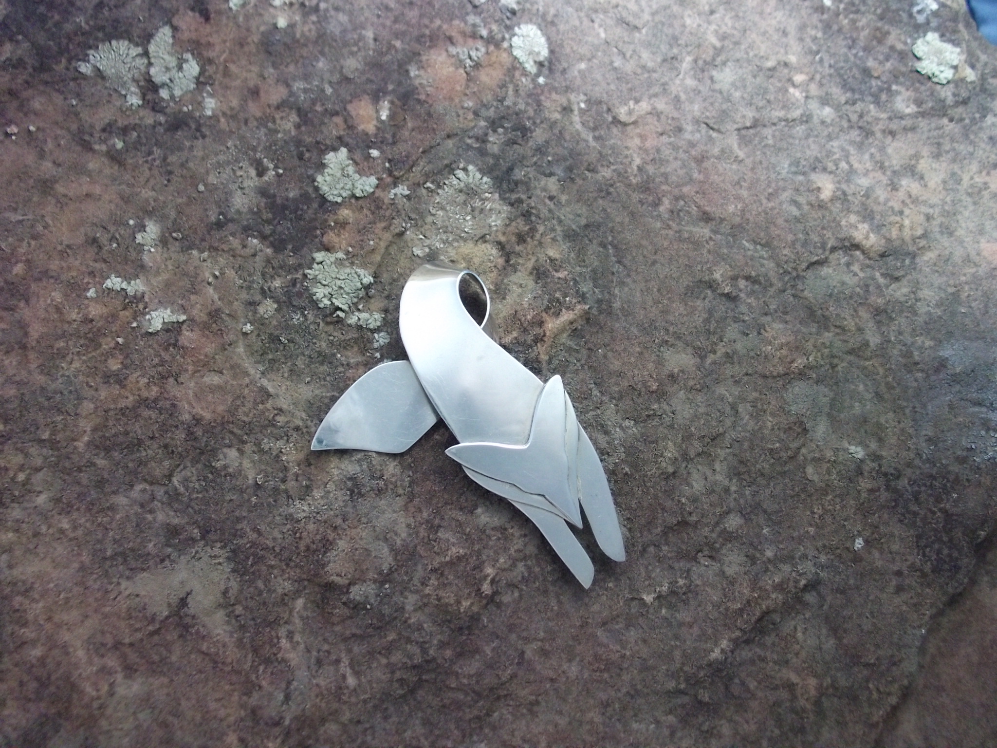 Brooch Sterling Silver  Large FOX Pin Mexico TP-S4
