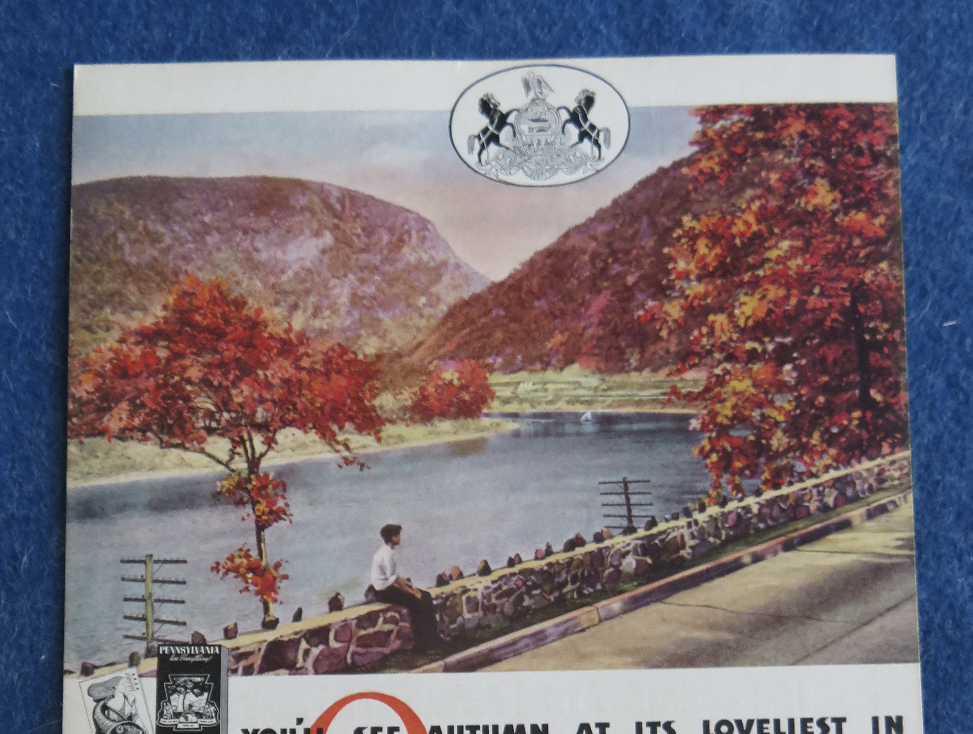1938 Pennsylvania with Autumn At Its Loveliest