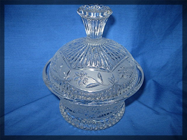 Crystal Candy Dish with lid