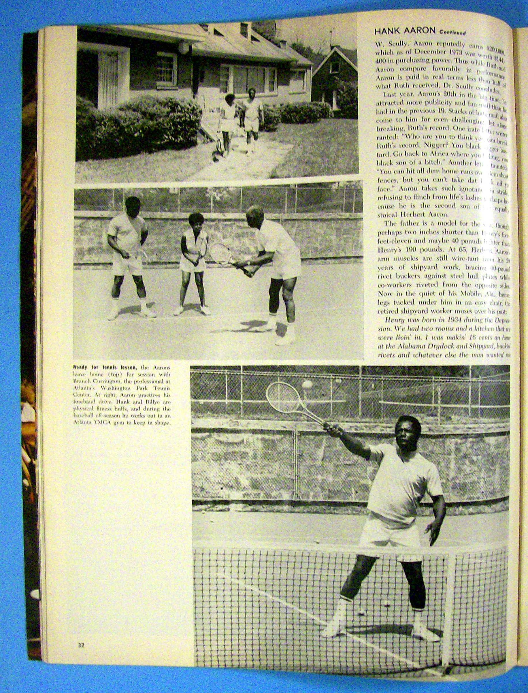Ebony Magazine-July 1974-Hank Aaron