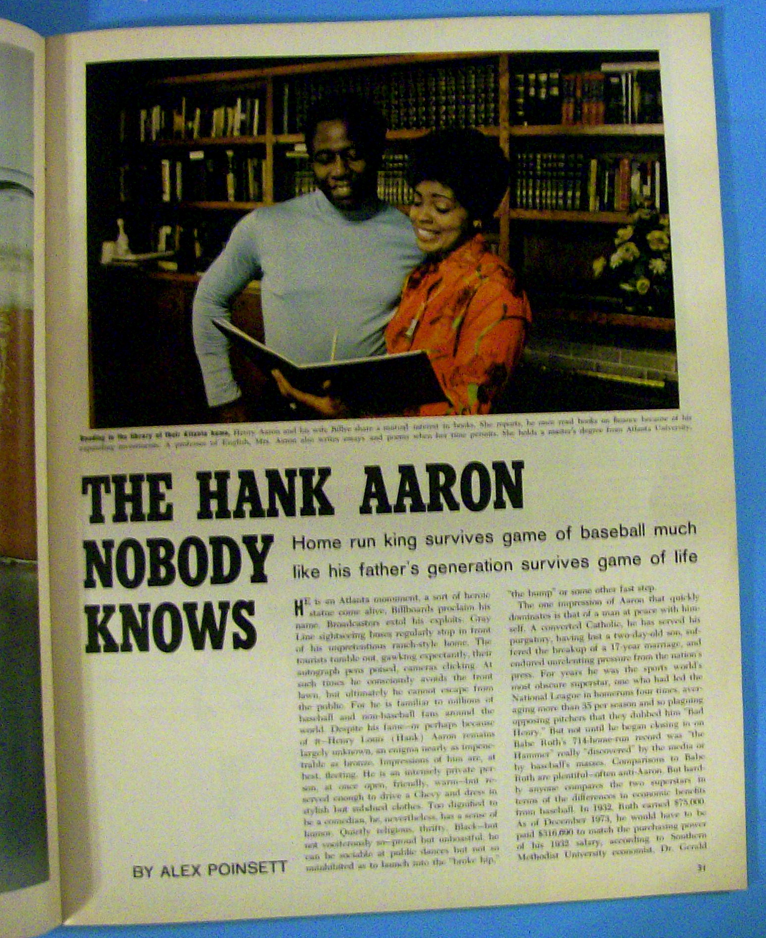 Ebony Magazine-July 1974-Hank Aaron
