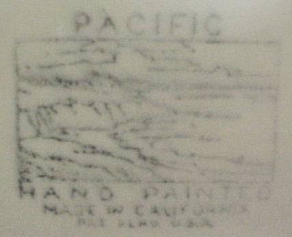 Pacific Pottery Grape Decorated Platter