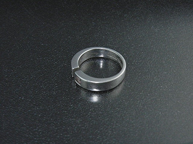 Emporio Armani Pink Tourmaline Sterling Silver Ring